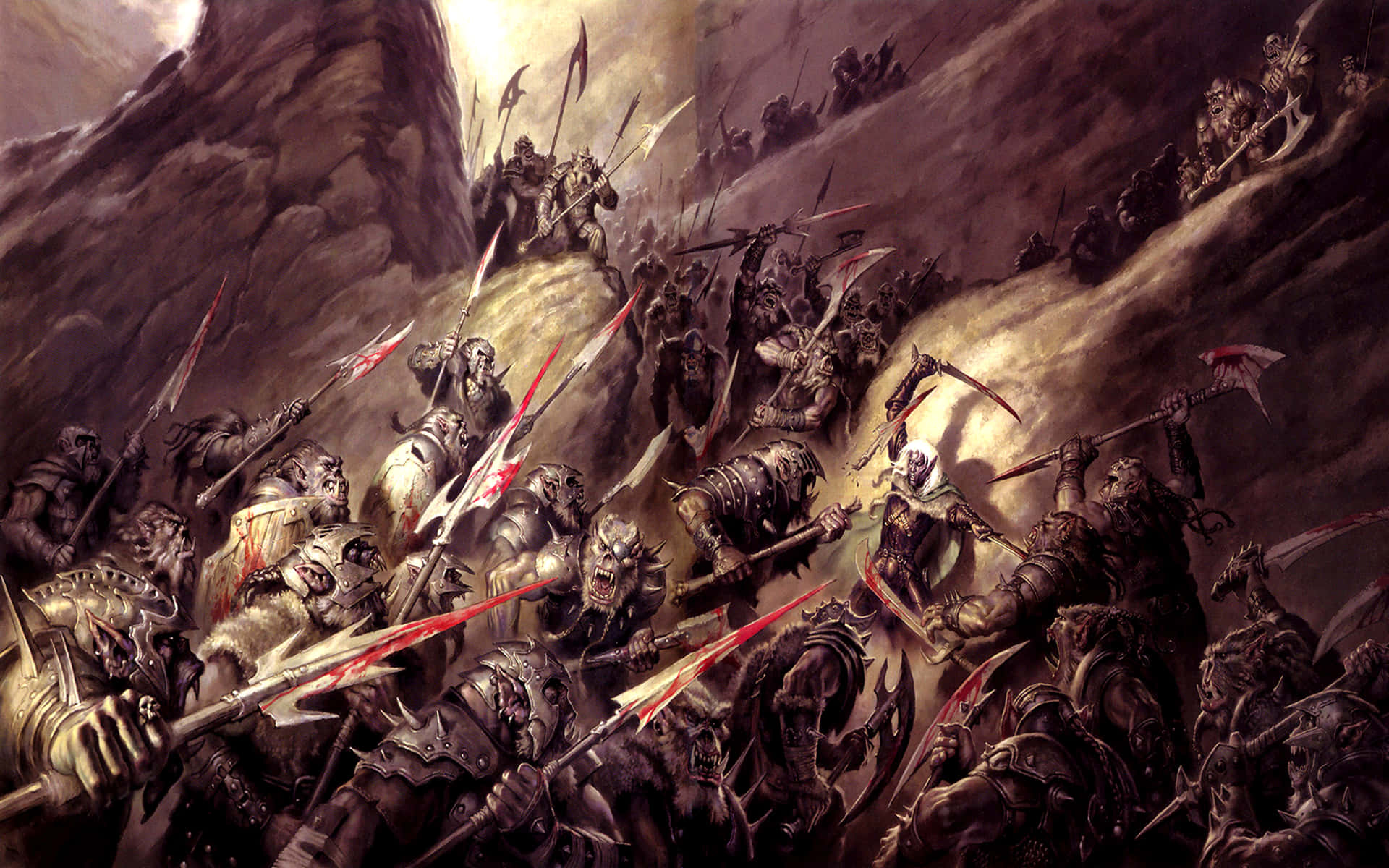 An Intense Epic Battle Rages On… Wallpaper