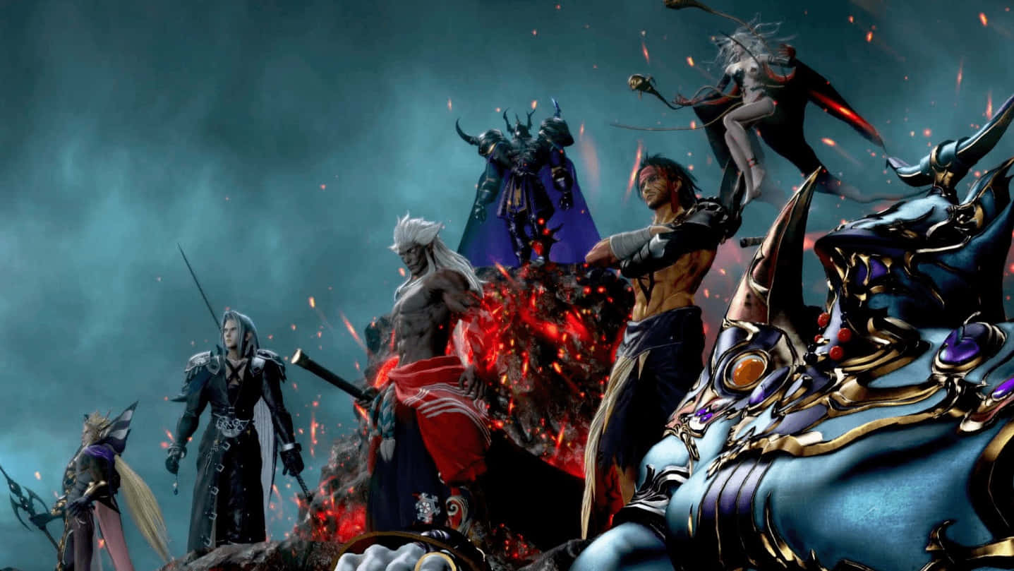 Epic Battle In Dissidia Final Fantasy Wallpaper