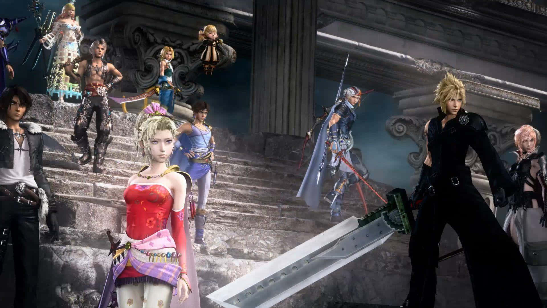 Epic Battle In Final Fantasy Dissidia Wallpaper