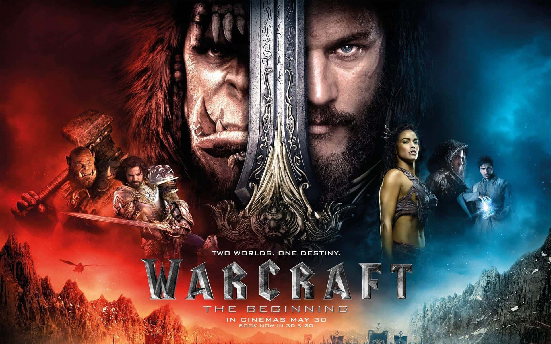 Epic Battle In The Warcraft Movie Wallpaper