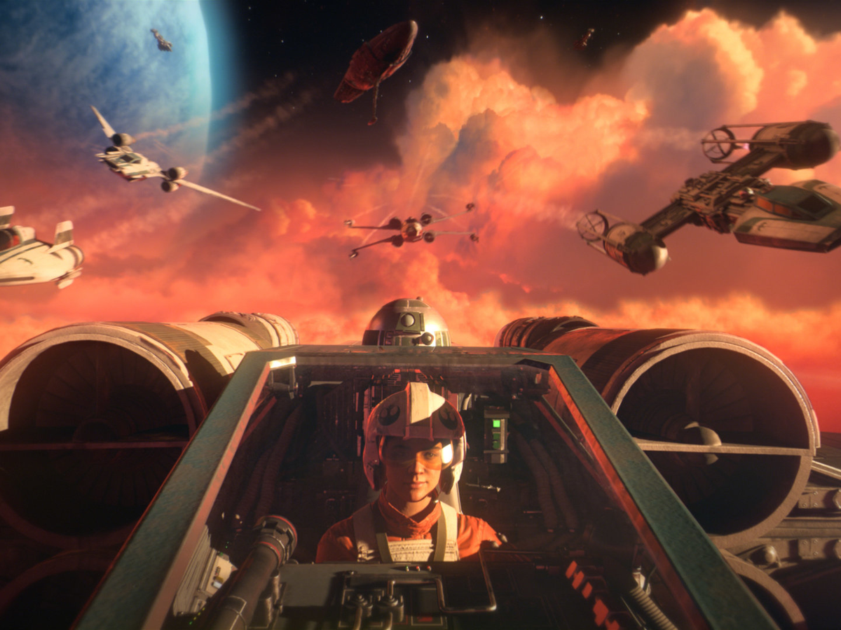 Epic Battle Of Yavin In Star Wars Universe Wallpaper
