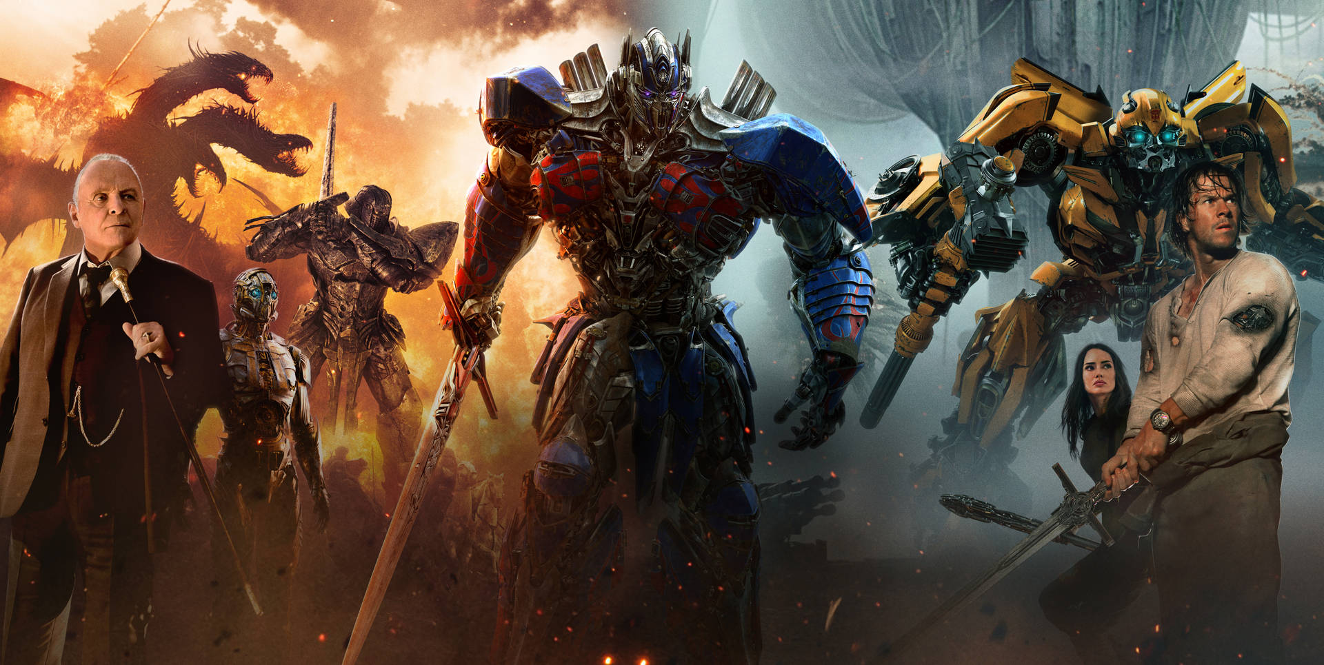 Epic Battle Scene From Transformers Prime Wallpaper
