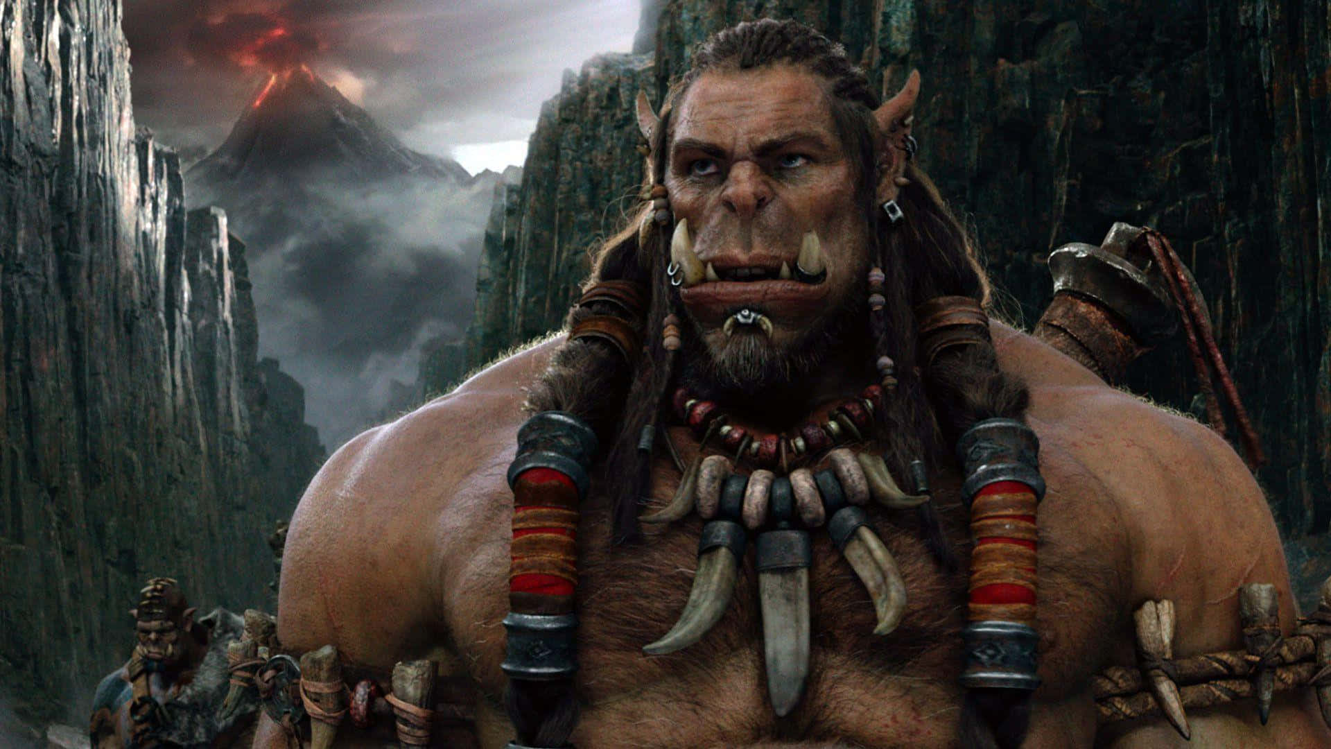 Epic Battle Scene From Warcraft Movie Wallpaper