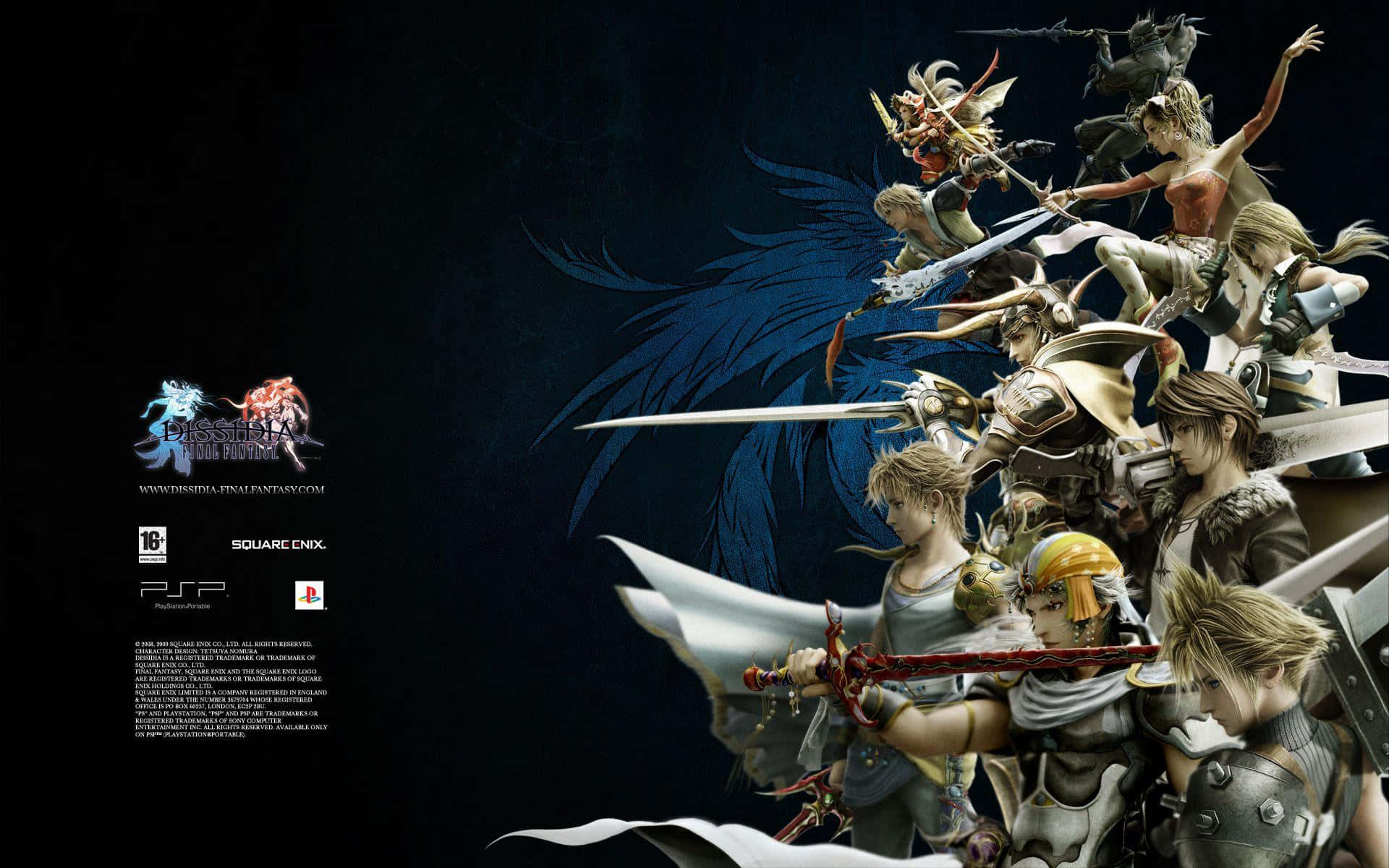 Epic Battle Scene In Final Fantasy Dissidia Wallpaper