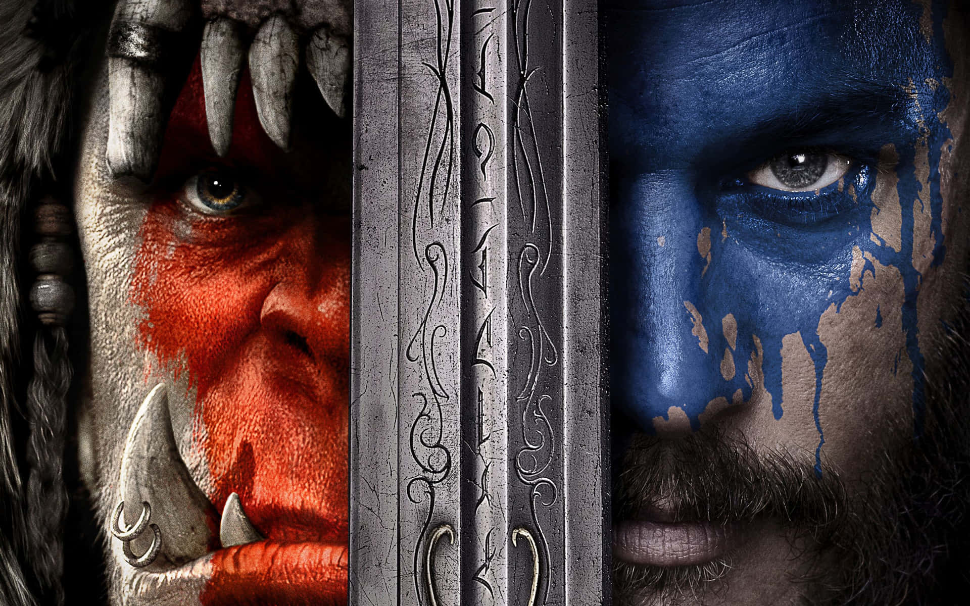 Epic Battle Scene In The Warcraft Movie Wallpaper
