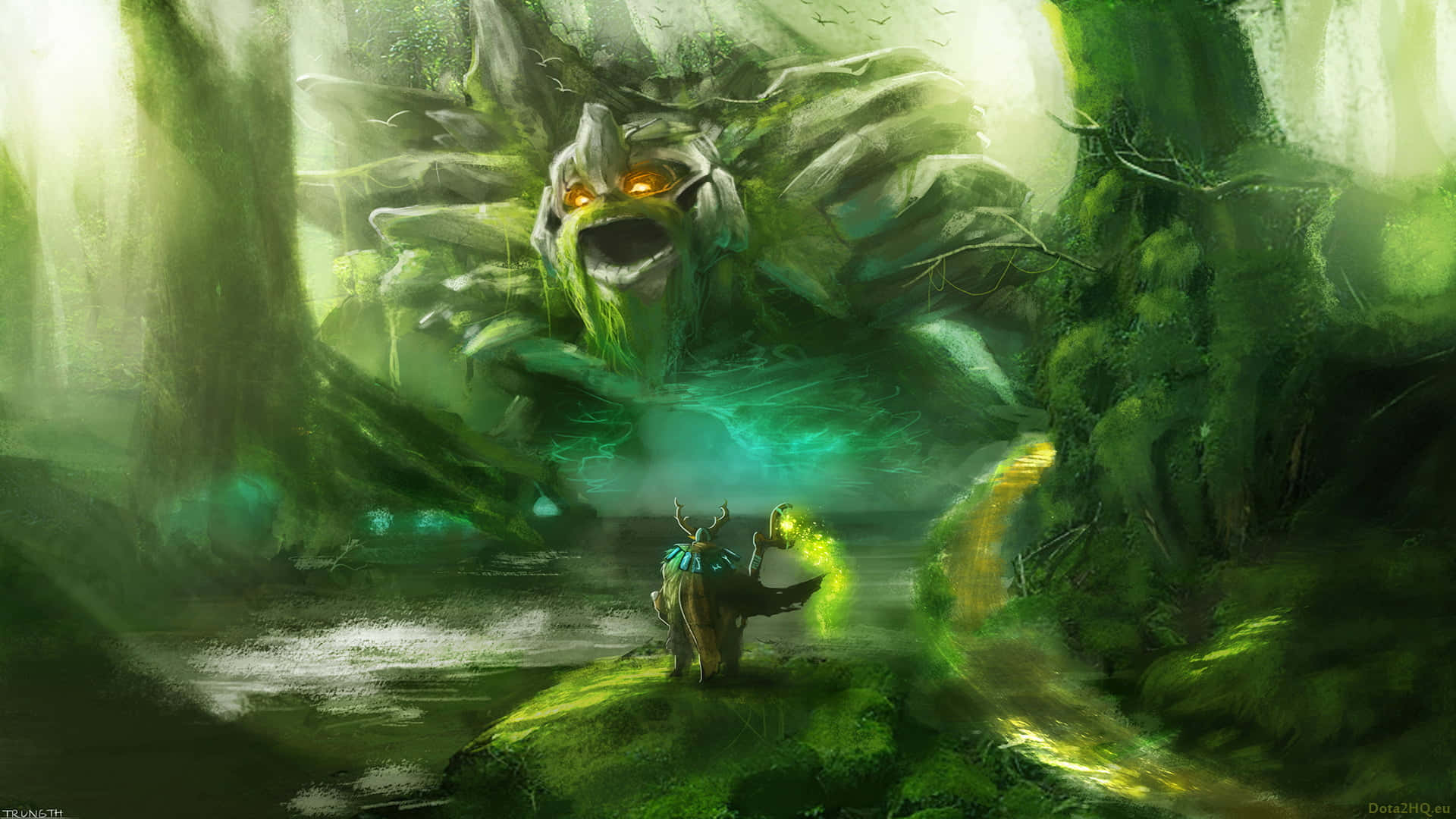 Epic Battle Scene In World Of Warcraft Fan Art Wallpaper
