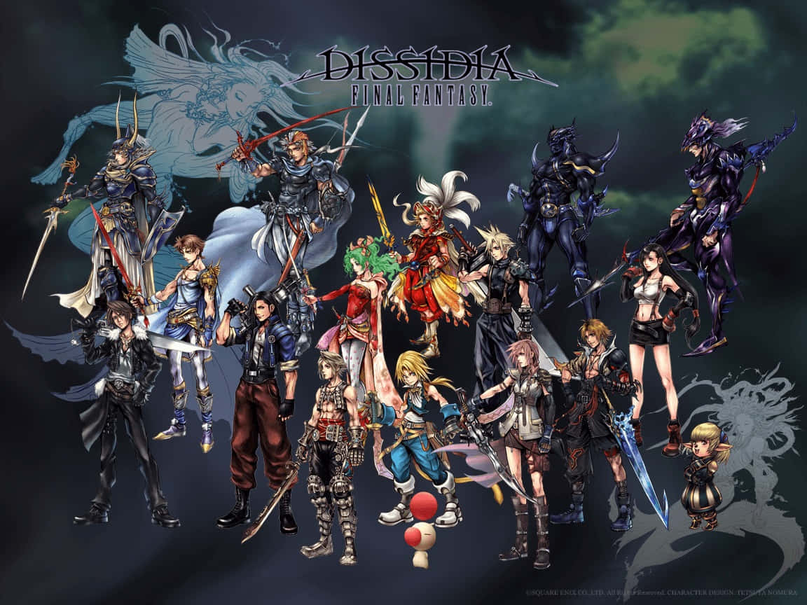 Epic Clash In Final Fantasy Dissidia Wallpaper