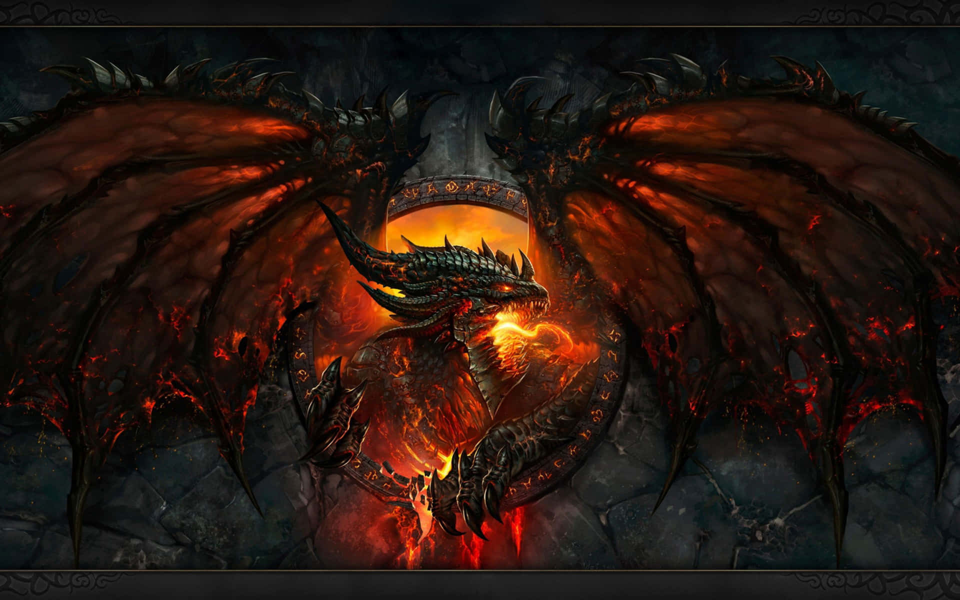 Fly in the sky with an Epic Dragon Wallpaper