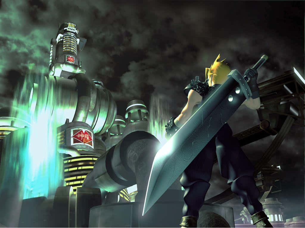 Epic Duel In Final Fantasy Viii Wallpaper