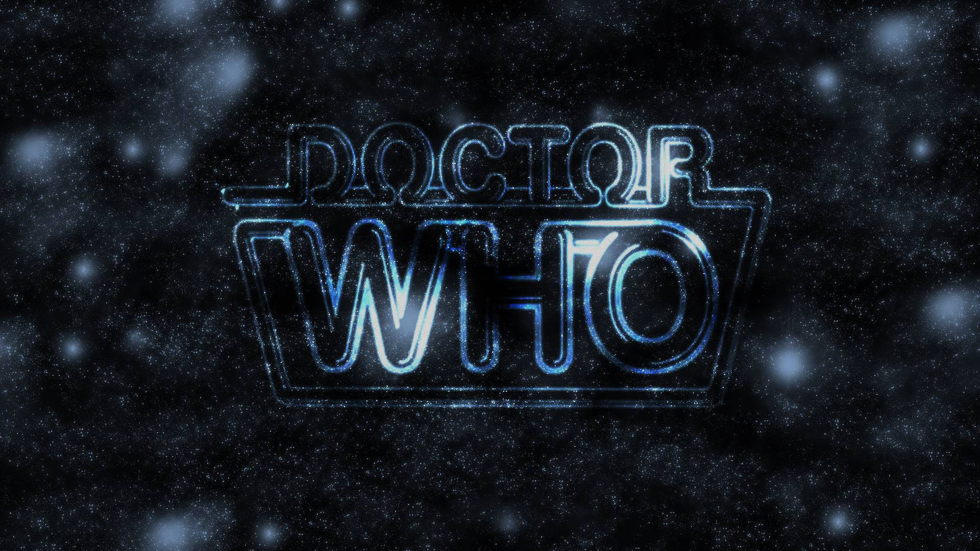 Epische Hd Grafiek Van Het Doctor Who Logo Achtergrond