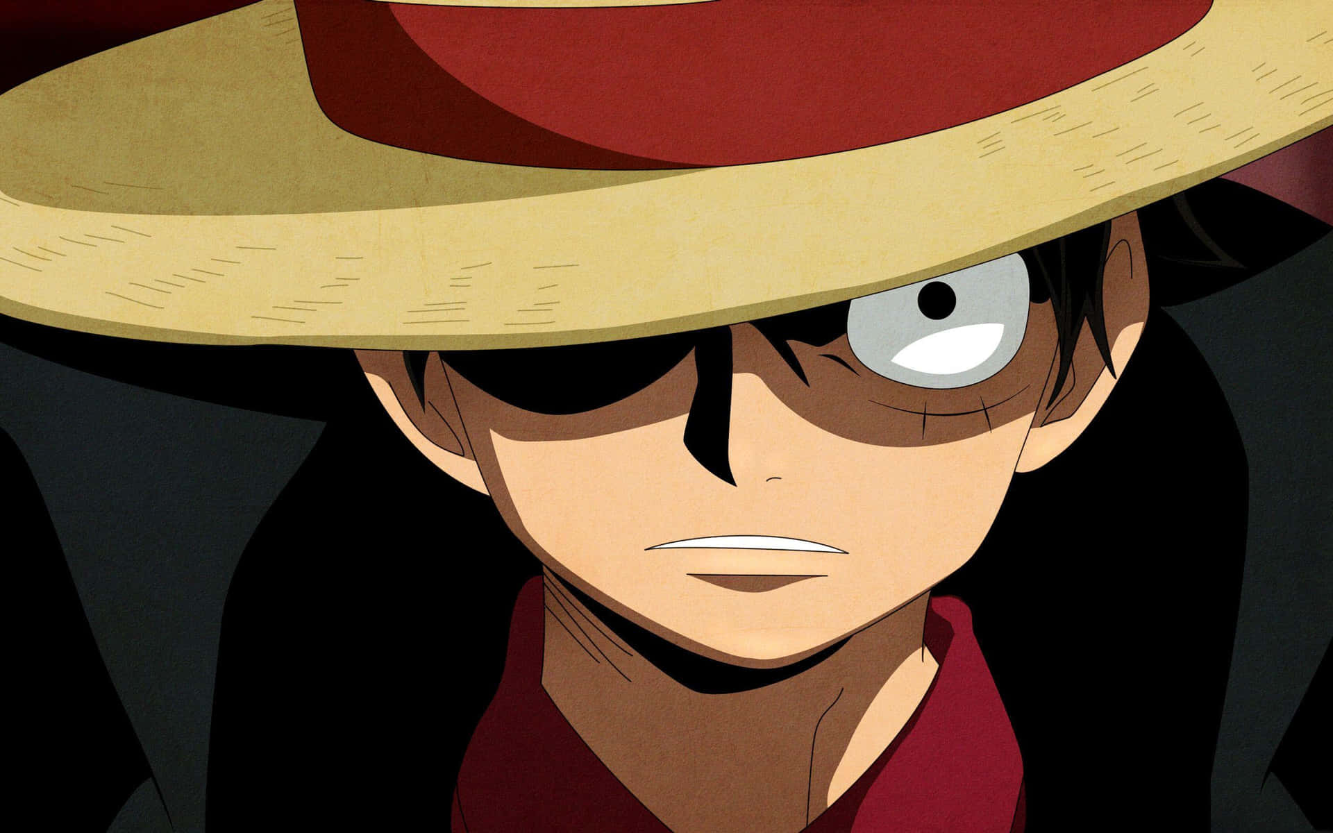 Épicoluffy Con Sombrero De Paja De One Piece Fondo de pantalla