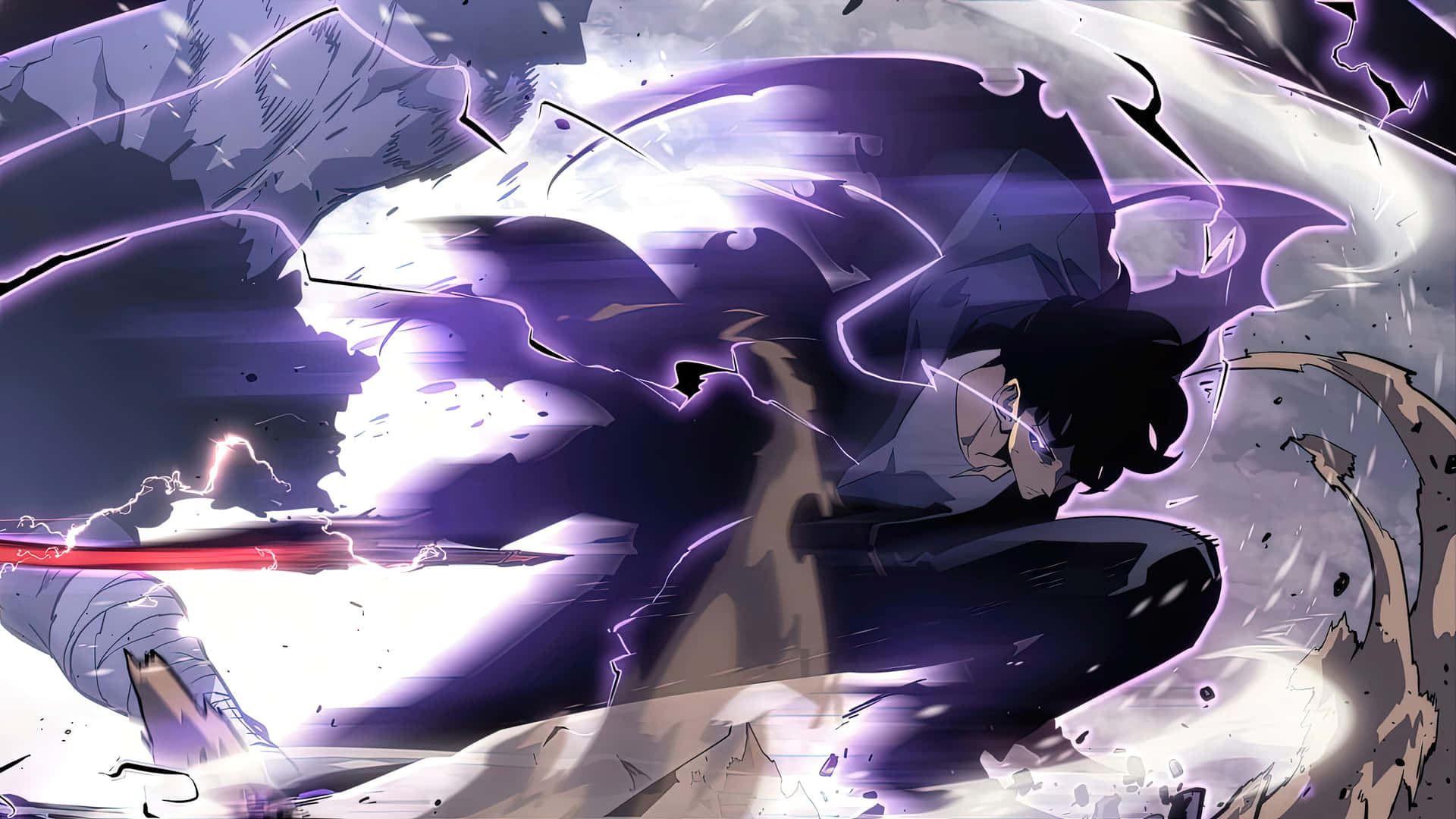 Epic Manhwa Battle Scene Wallpaper