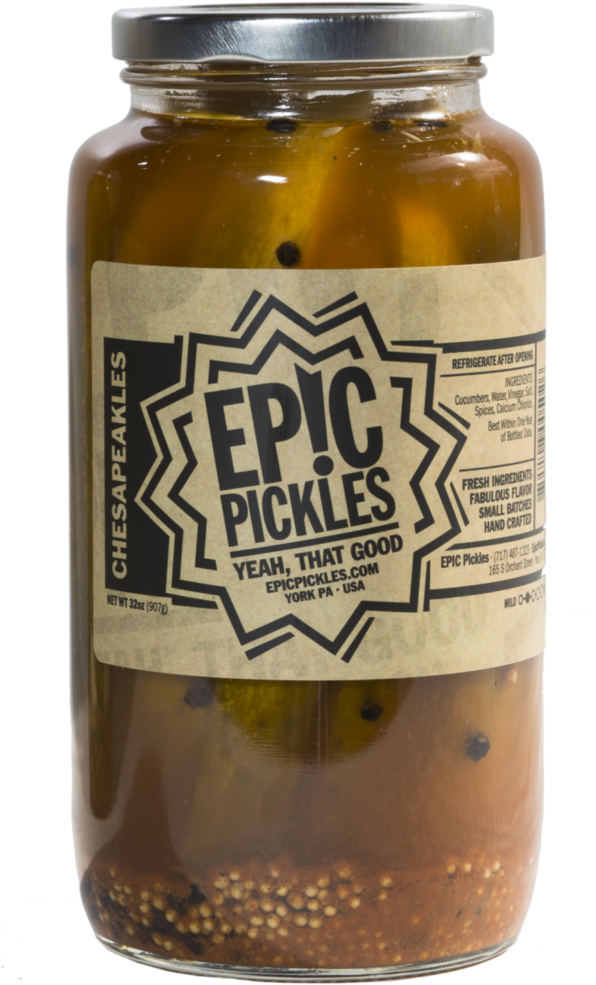 Epic Pickles Jar Product Image PNG