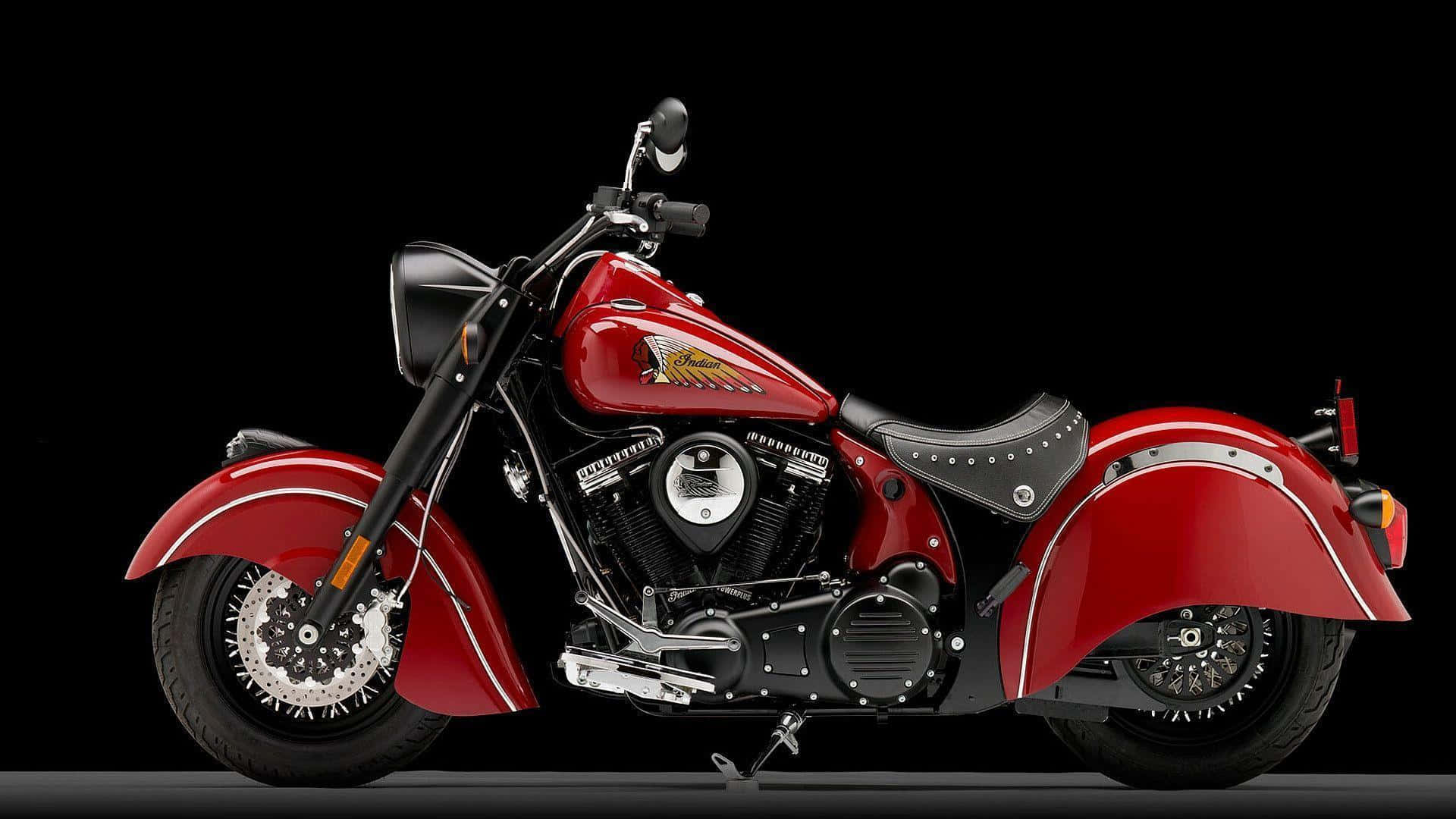 Epic Ride On Indian Motorcycle Wallpaper