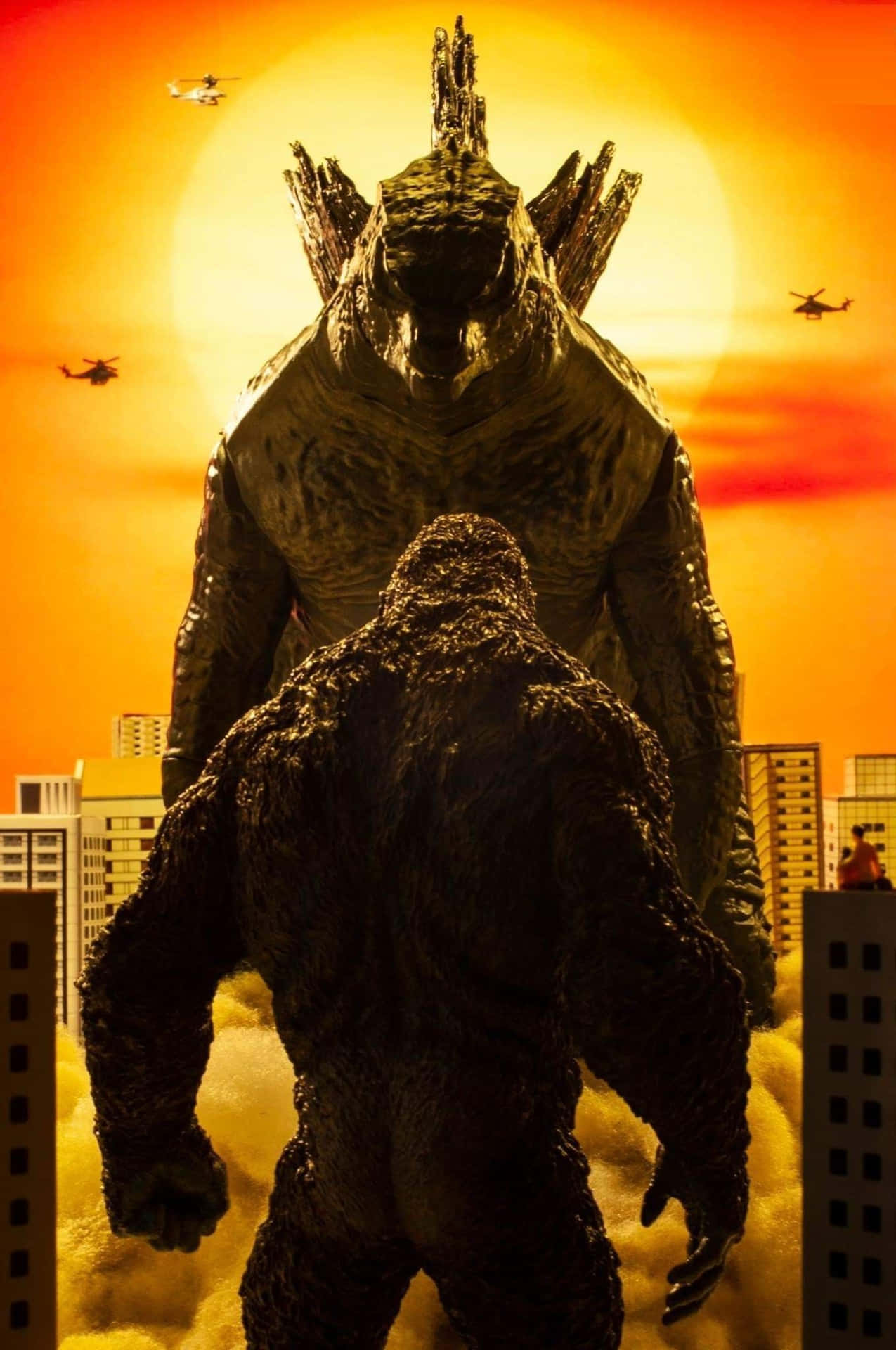 Epic Showdown Between Godzilla And Kong