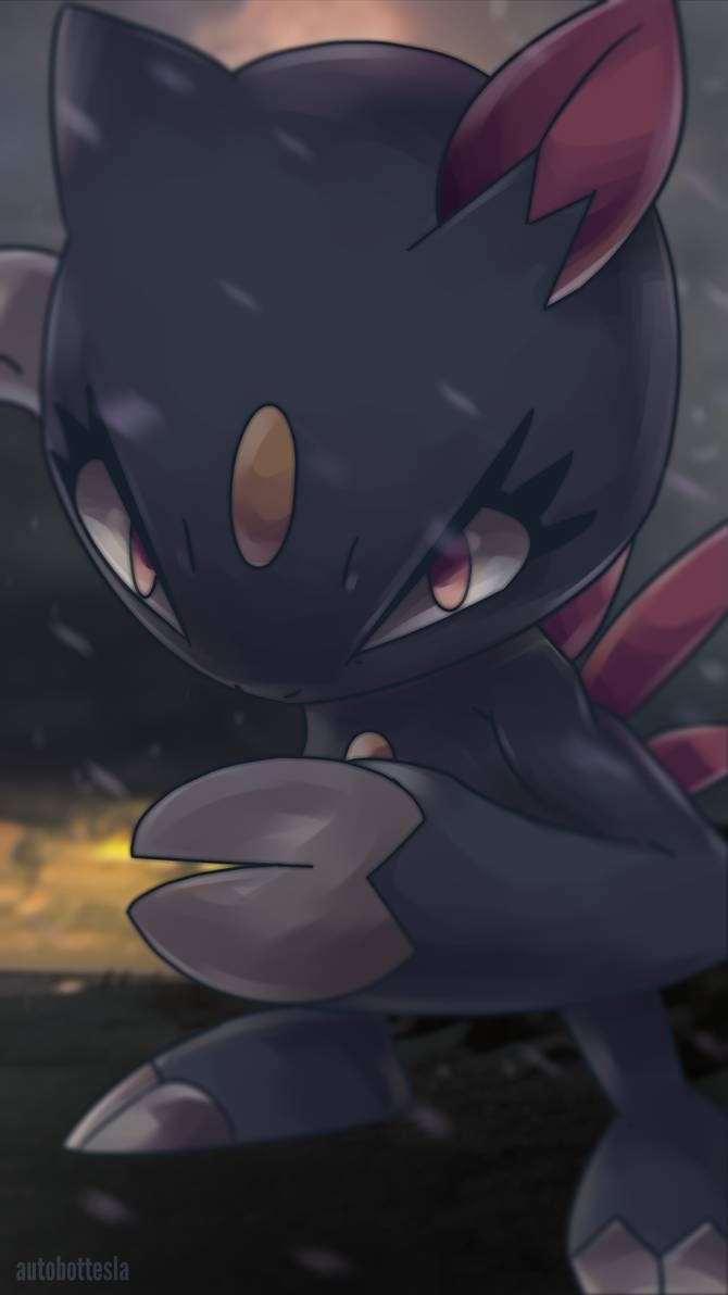 Epic Sneasel In The Snow Wallpaper