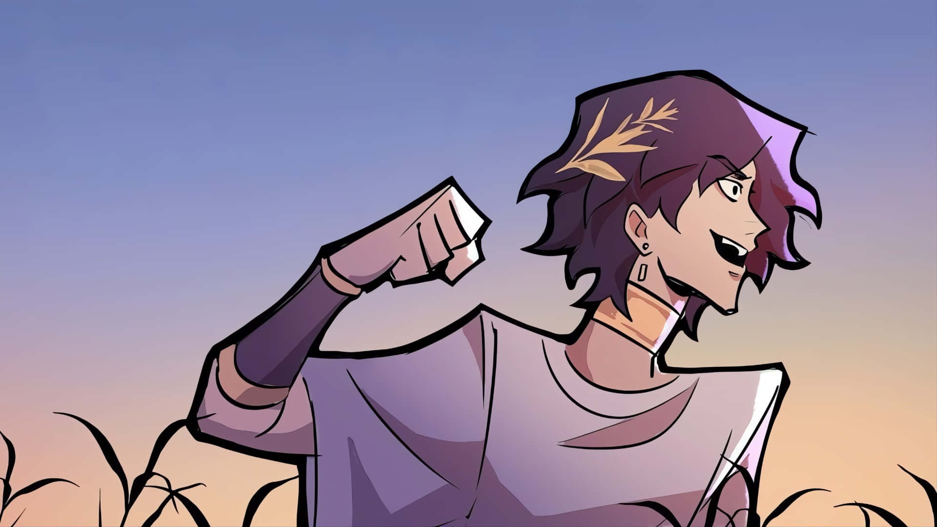 Pose De Personaje Épico Del Musical Fondo de pantalla