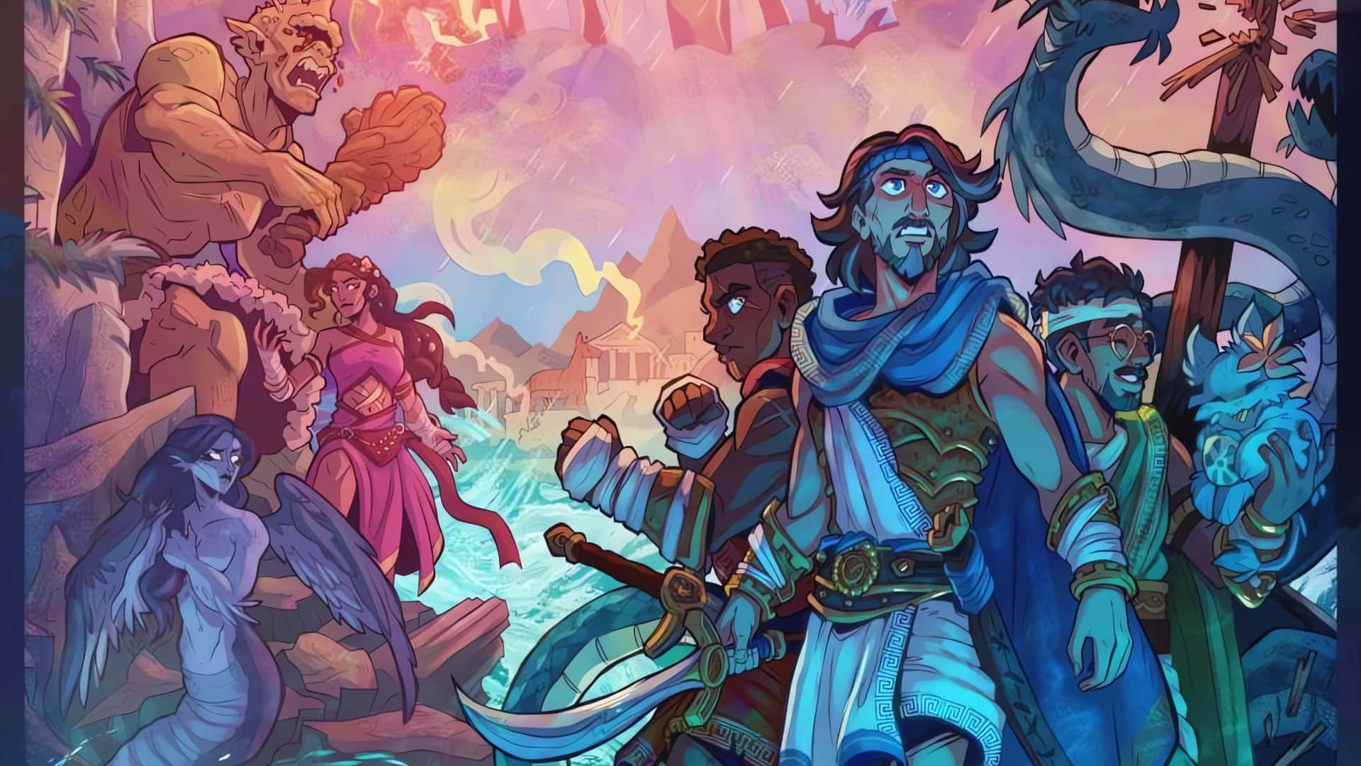 Personajes Épicos Del Musical Fondo de pantalla