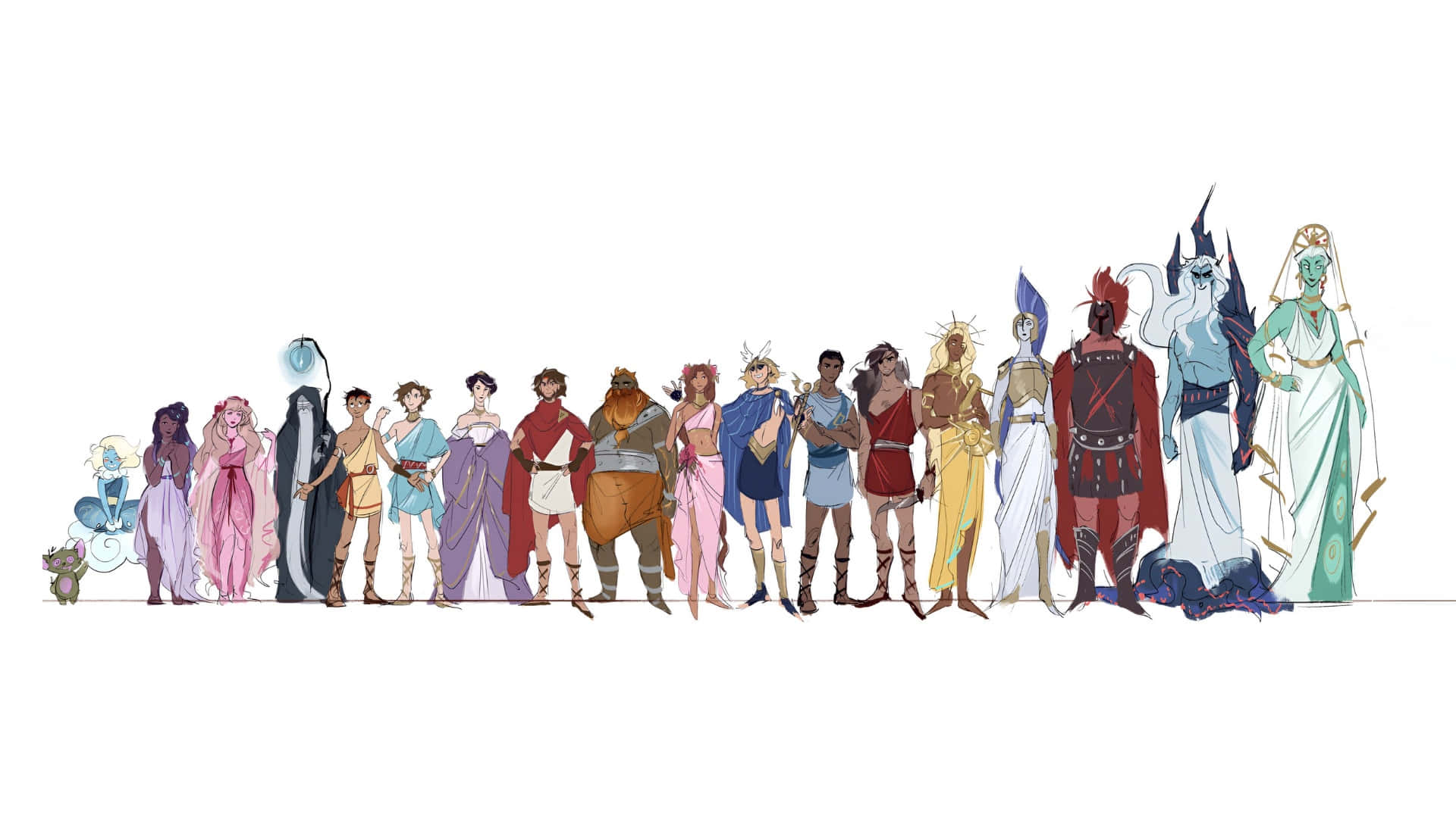 Personajes Épicos El Musical Fondo de pantalla