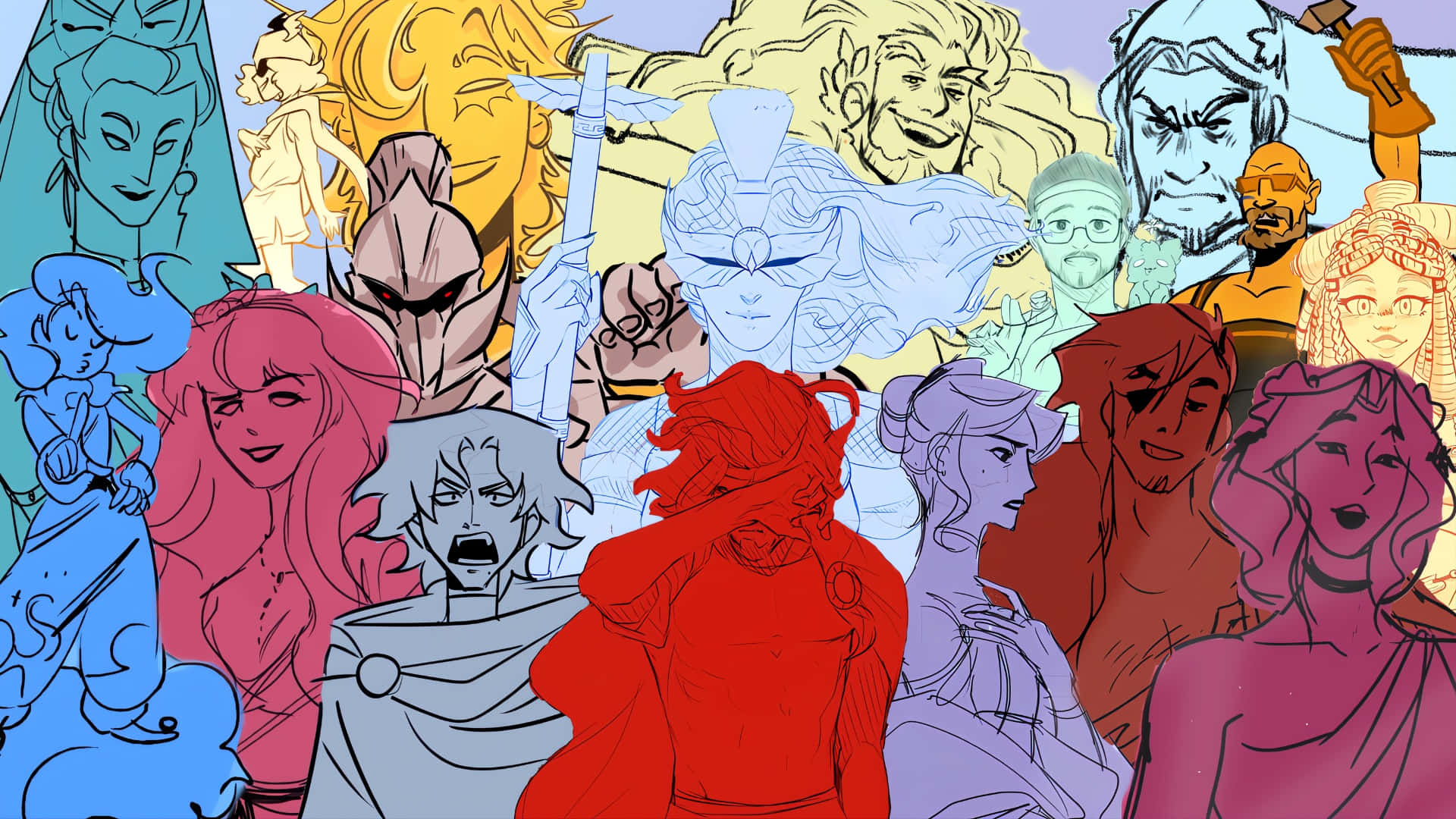 Personajes De Epic The Musical Fondo de pantalla