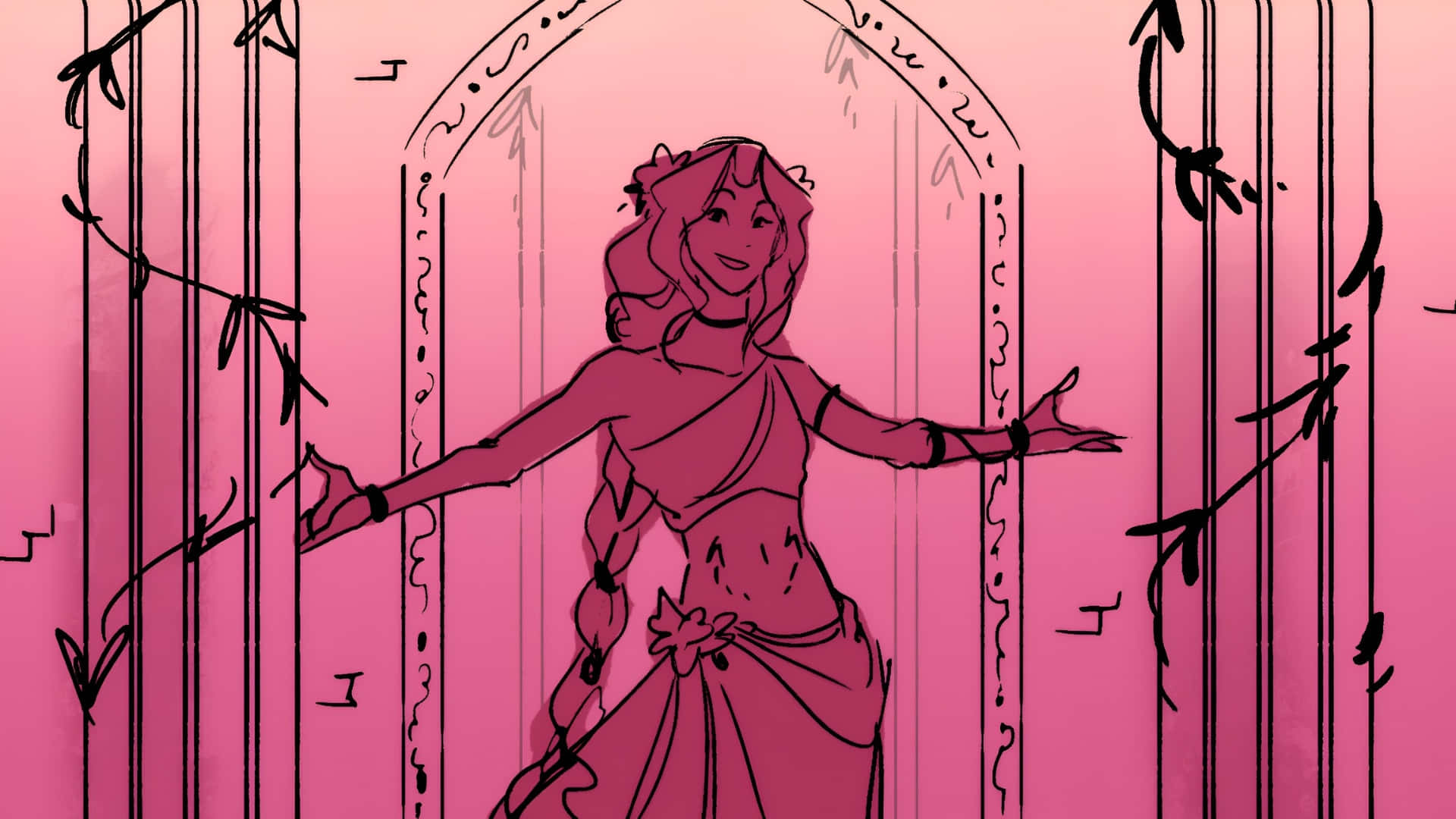 Escena Épica Del Musical Fondo de pantalla