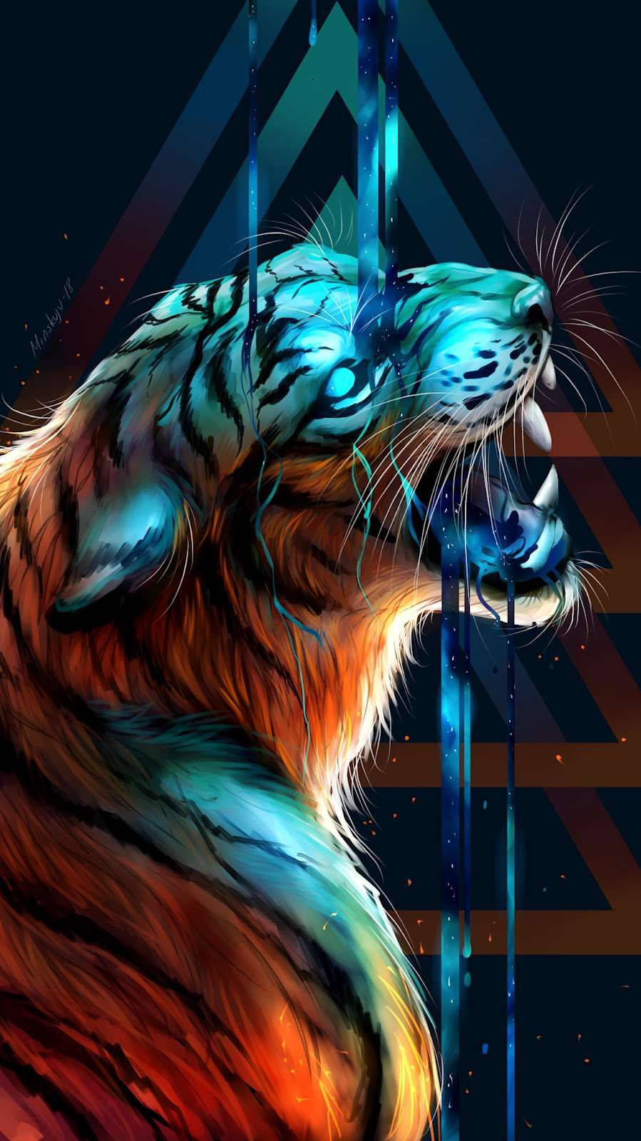 Epic Tiger Iphone Wallpaper