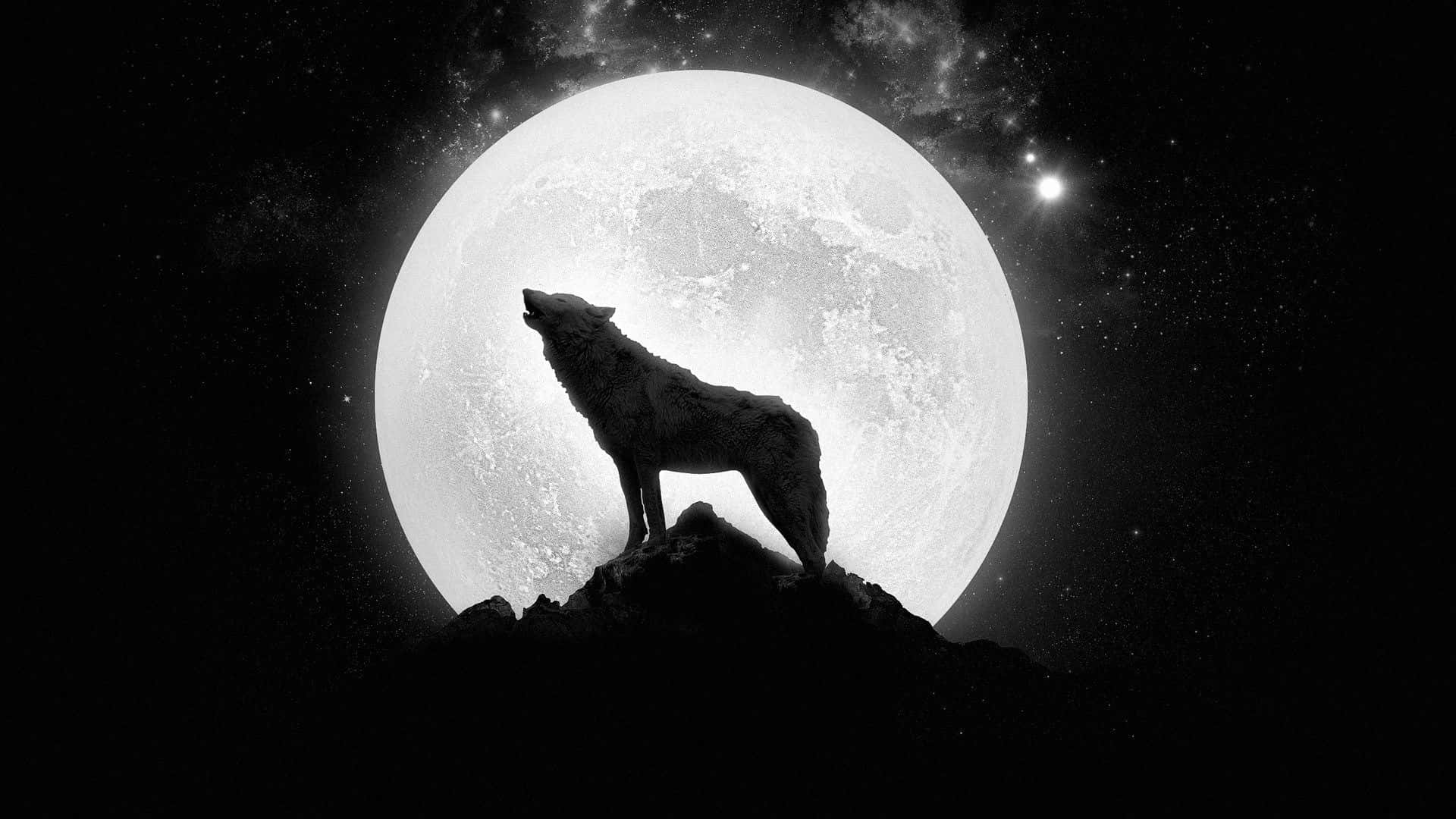 Wildund Majestätisch – Epischer Wolf Wallpaper