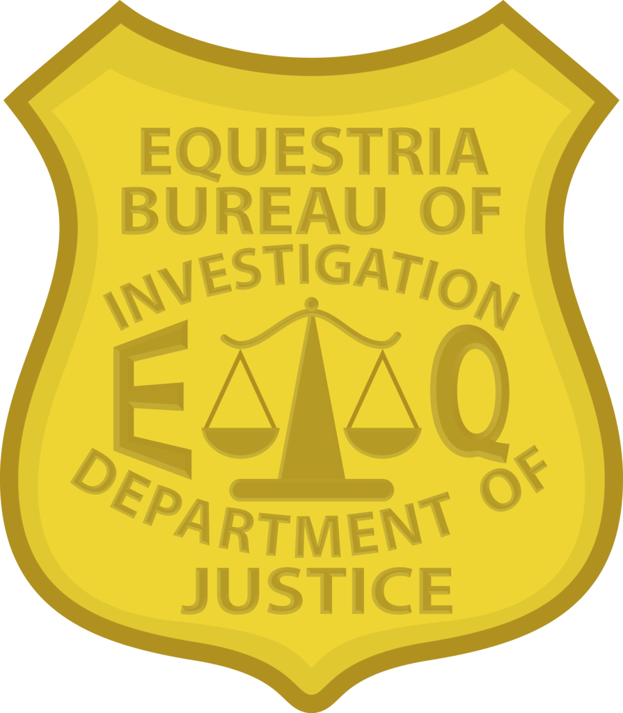 Equestria Bureauof Investigation Badge PNG