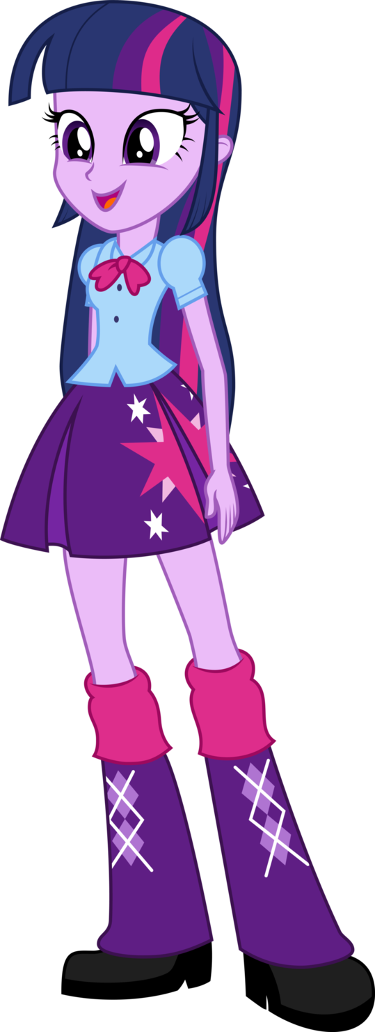 Equestria Girls Twilight Sparkle Standing PNG