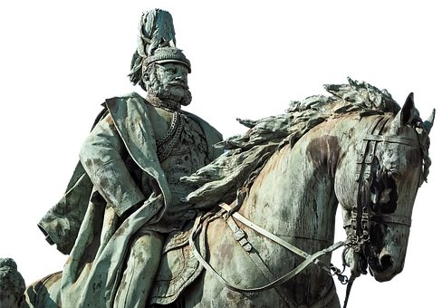 Equestrian Statue Historical Figure PNG