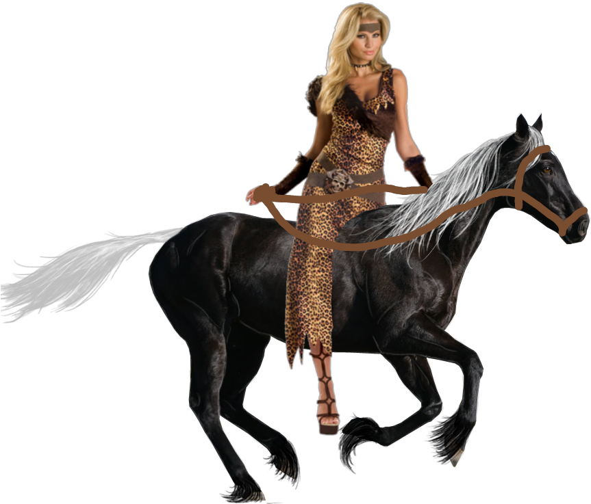 Equestrian_ Fashion_ Model_ Riding_ Horse PNG