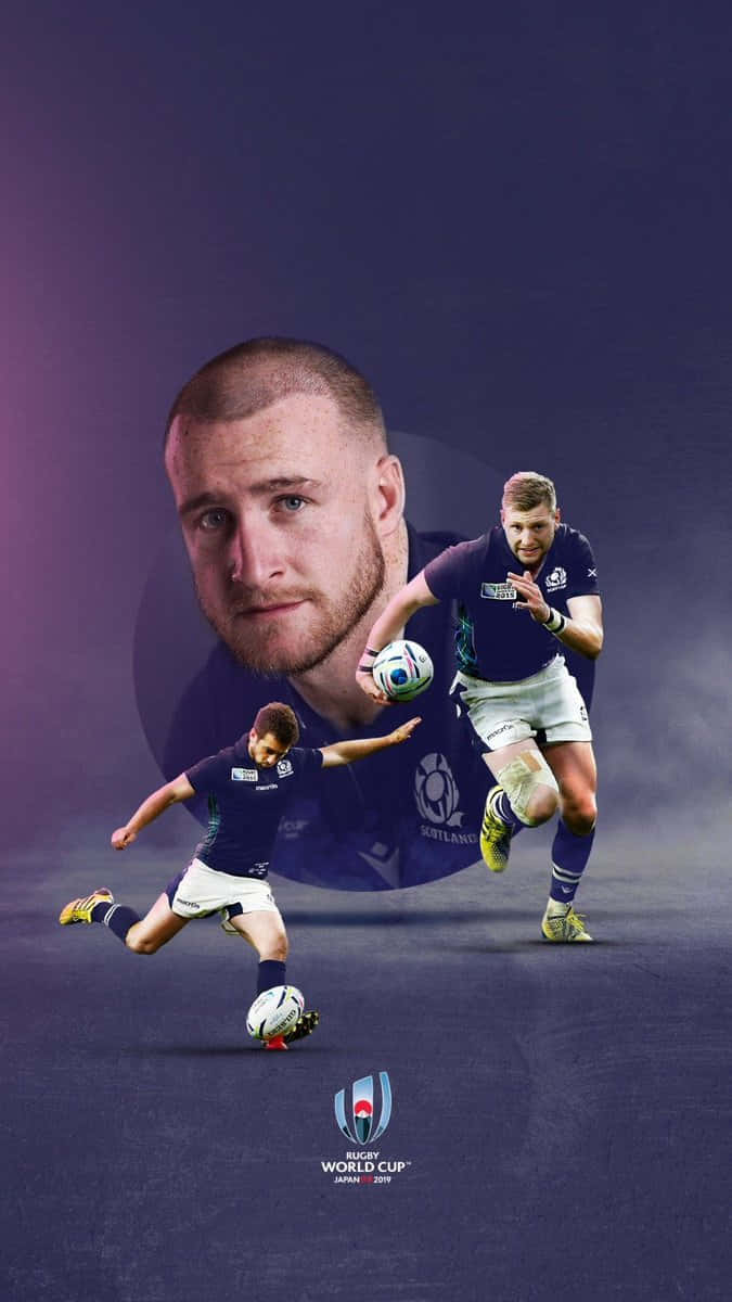 Equipode Rugby De Escocia En Acción Fondo de pantalla