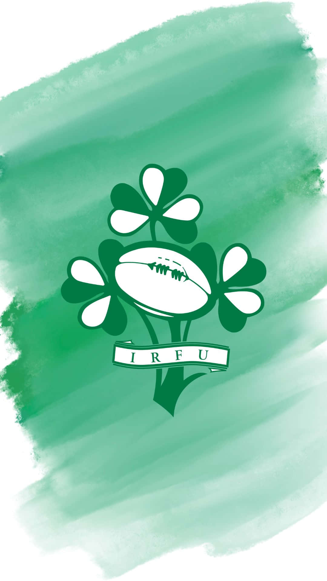 Equipode Rugby De Irlanda En Acción Durante Un Partido Internacional. Fondo de pantalla