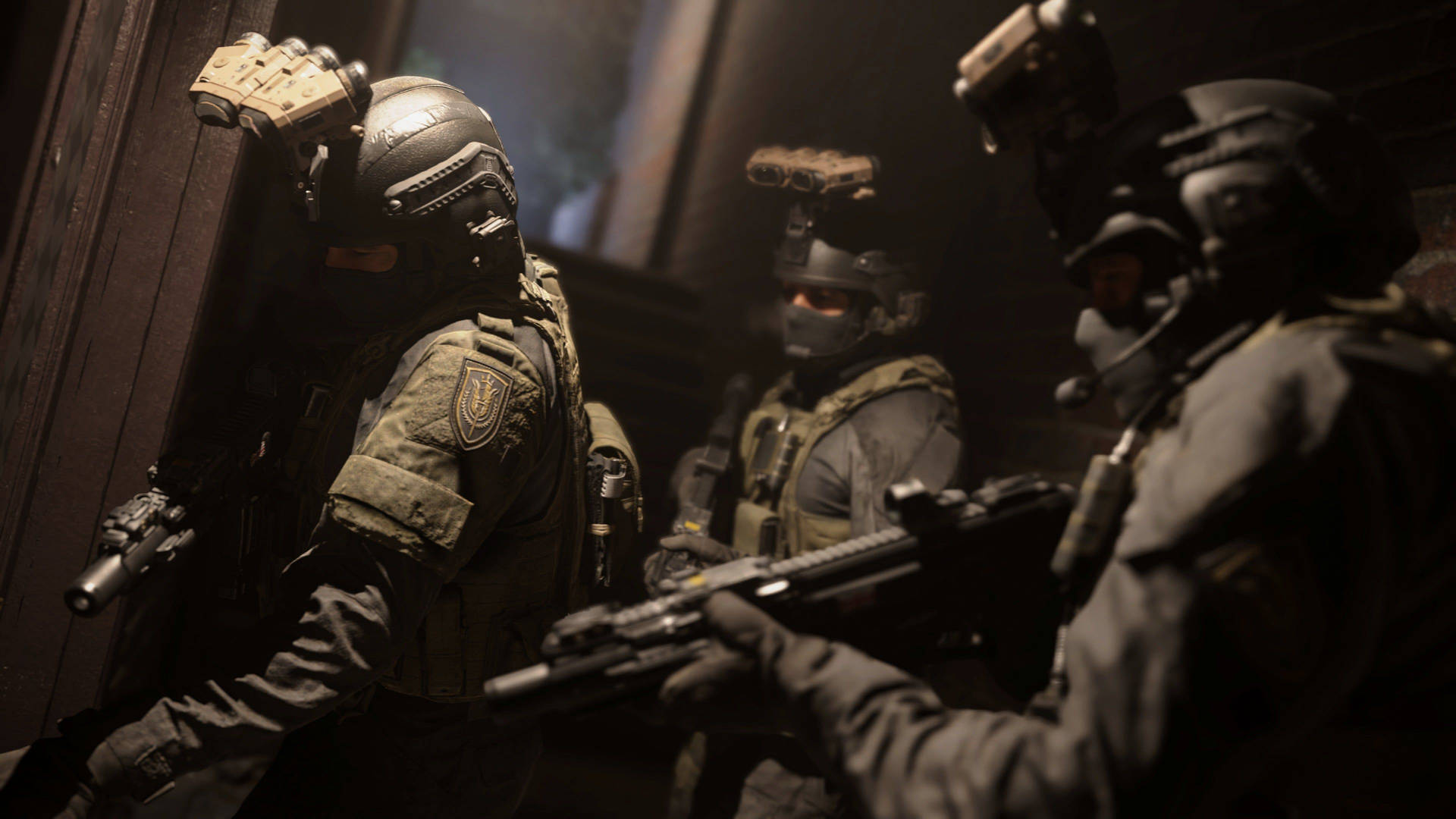 Equipped Soldiers In Modern Warfare Wallpaper