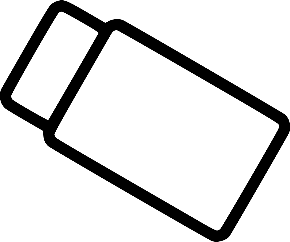 Eraser Outline Icon PNG