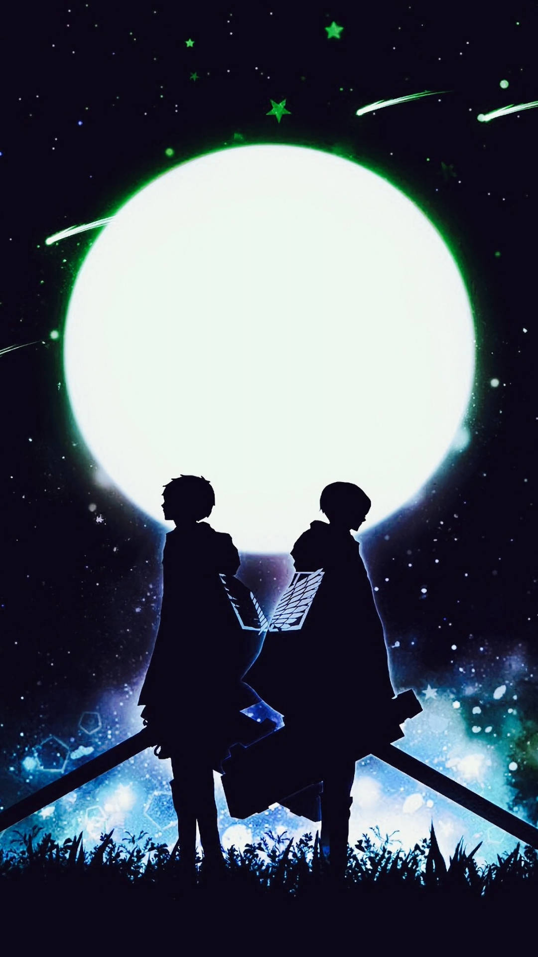 Eren And Levi Moon Wallpaper