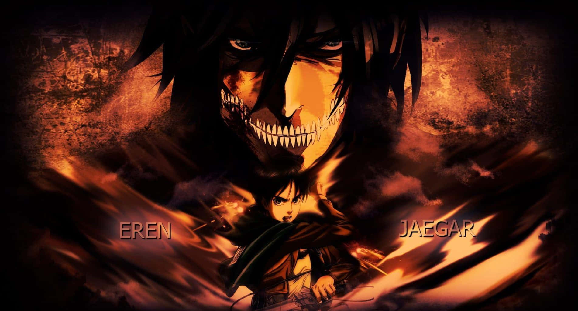 Eren Jaeger Titan Transformation Wallpaper