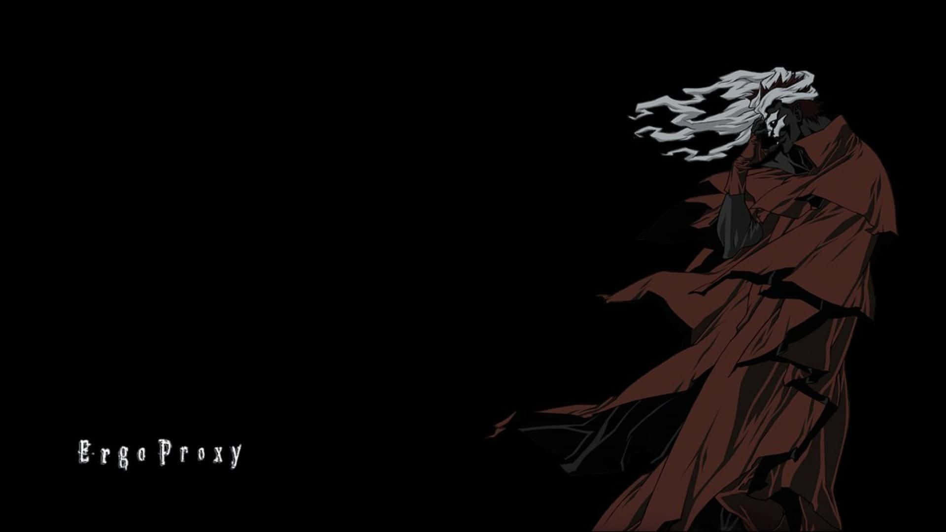 Download Protagonist From Ergo Proxy In A Dramatic Backdrop Wallpaper