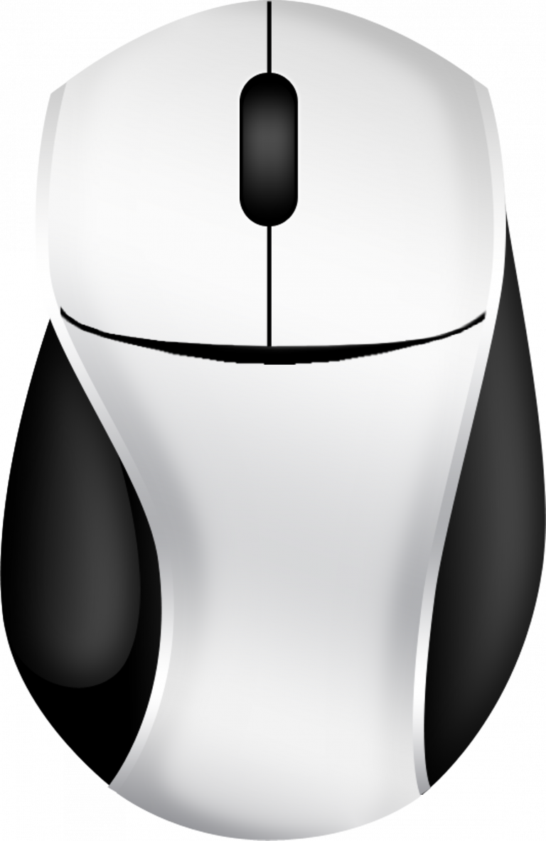 Ergonomic Computer Mouse Design PNG