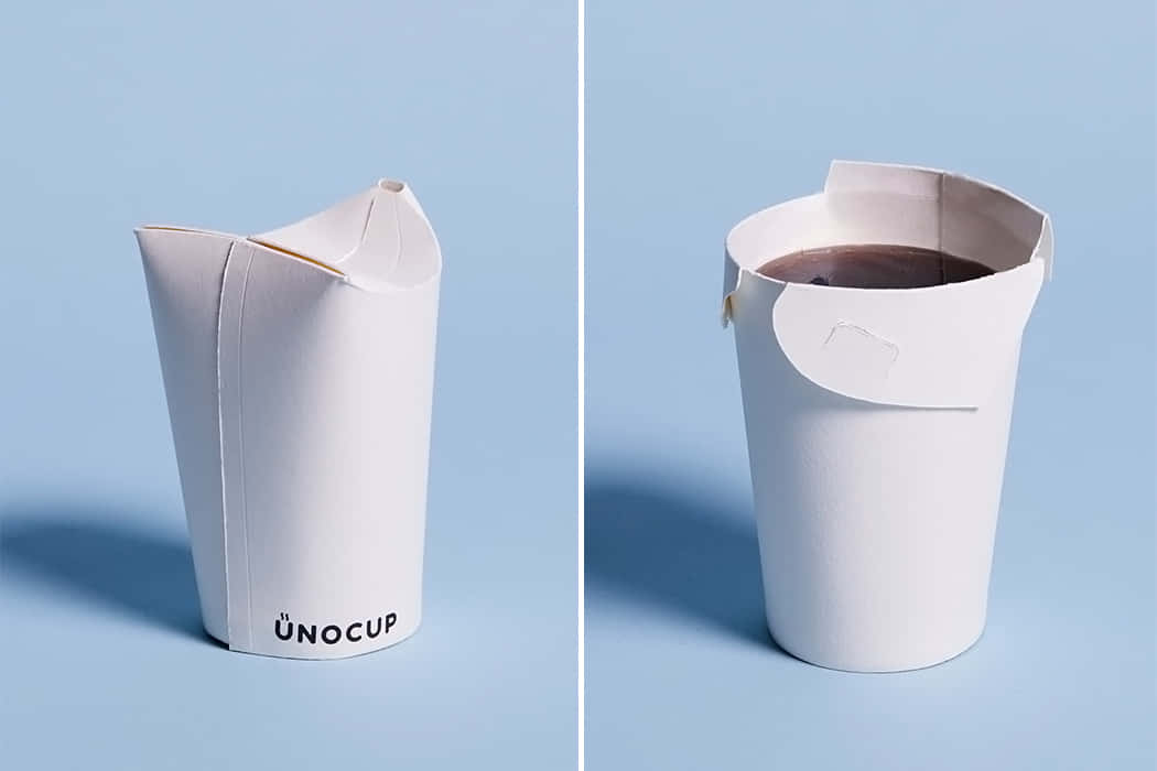 Ergonomic Disposable Cup By Unocup Wallpaper