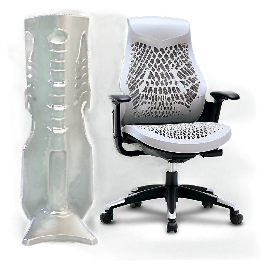 Ergonomic Office Silla Png 06242024 PNG