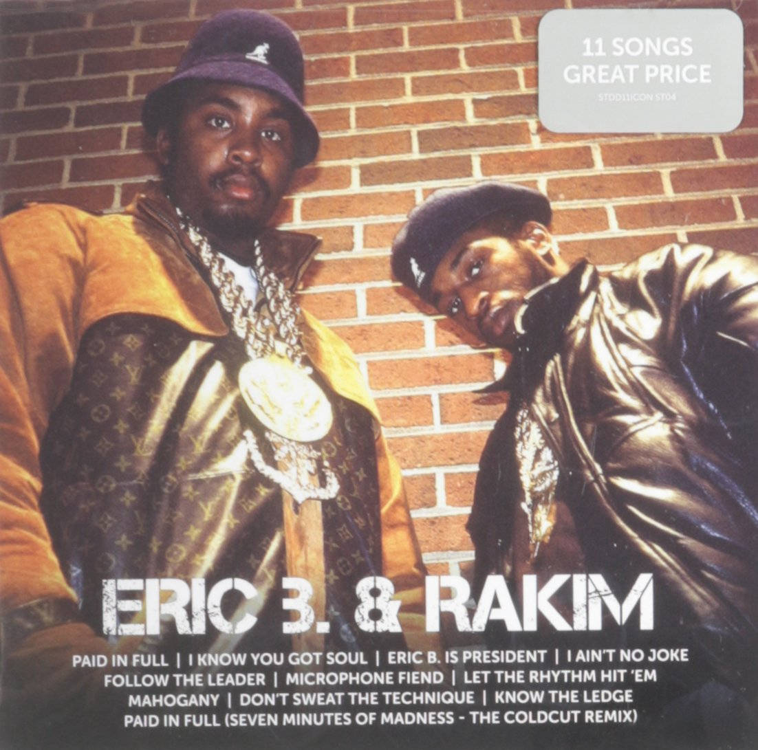 Legendary Hip-Hop Duo Eric B And Rakim's Classic Album Cover Wallpaper