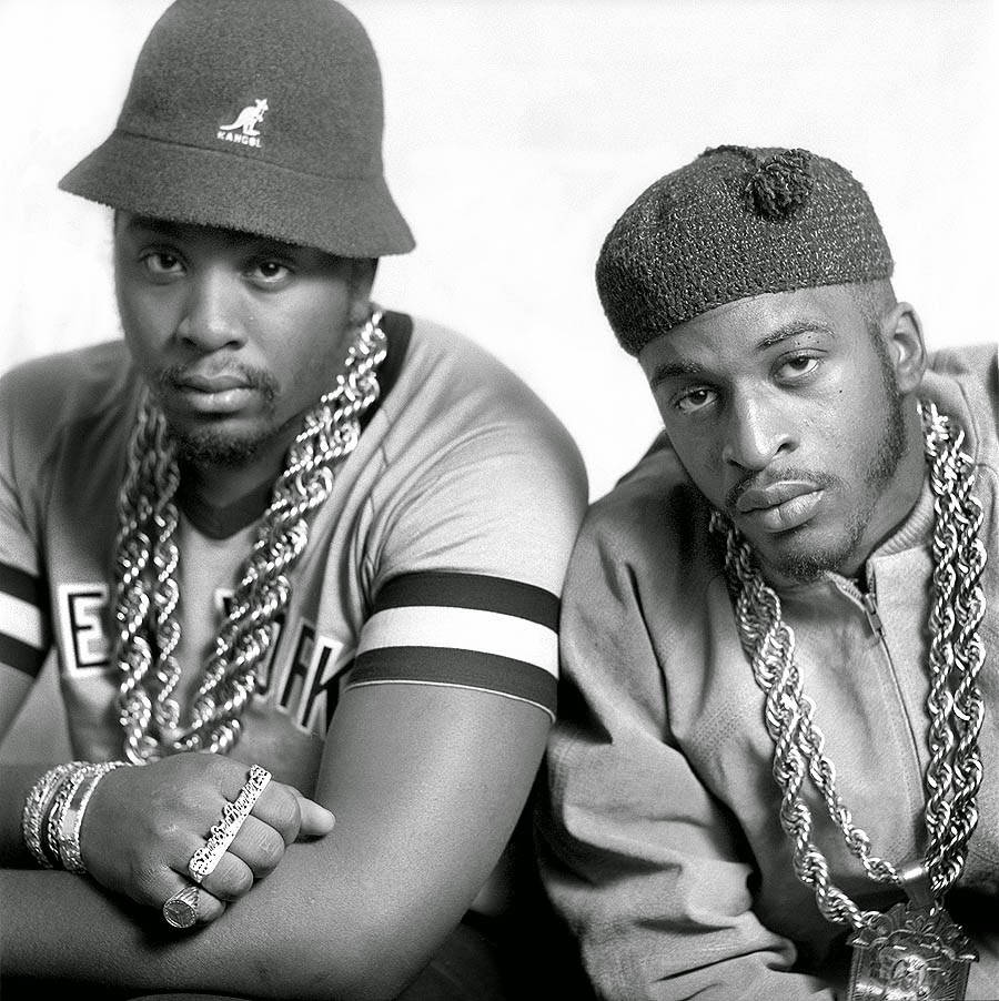 Eric B And Rakim Hip Hop Legendary Duo Pose Wallpaper