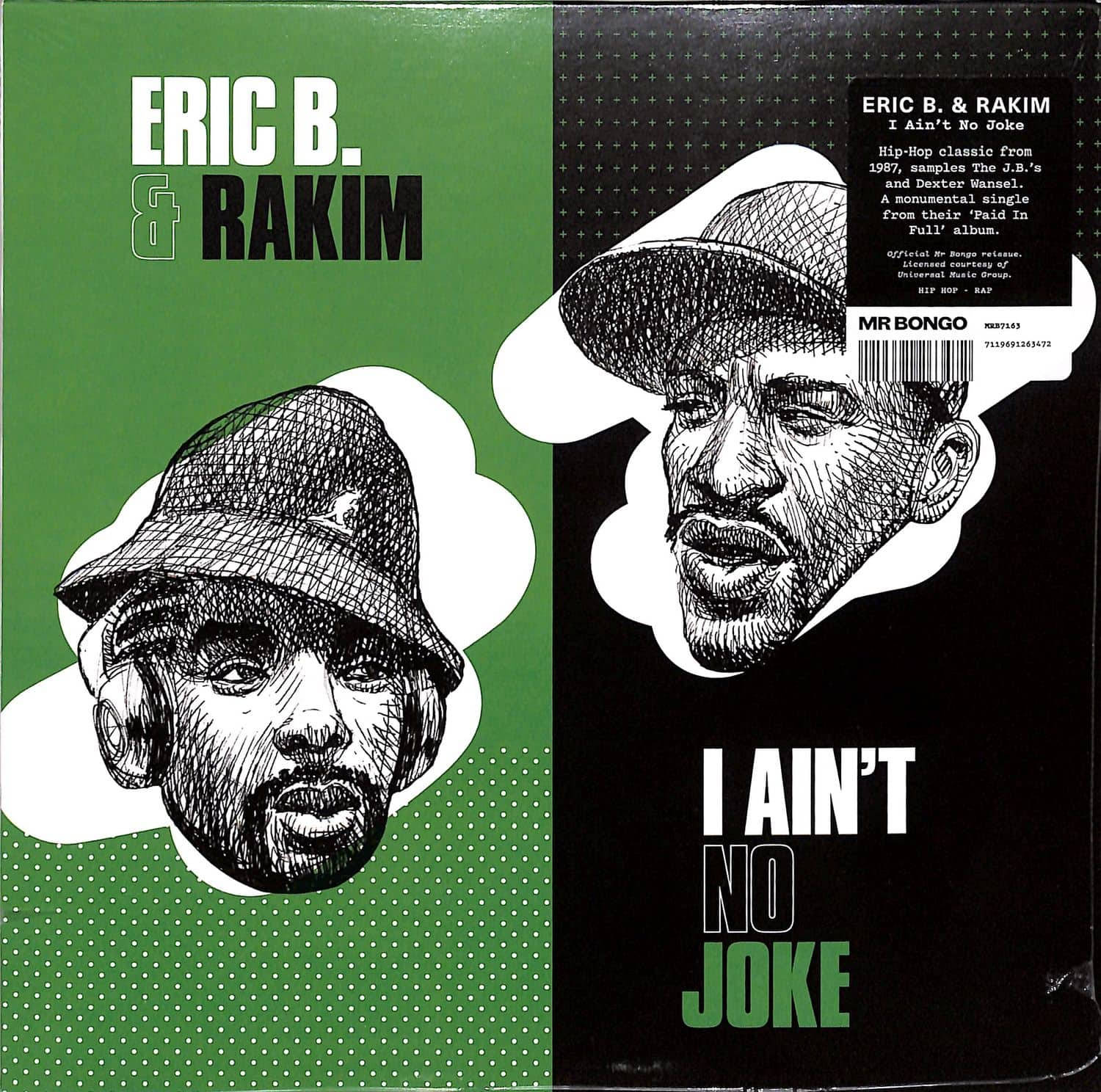 Eric B And Rakim I Ain't No Joke Hip Hop Album Wallpaper