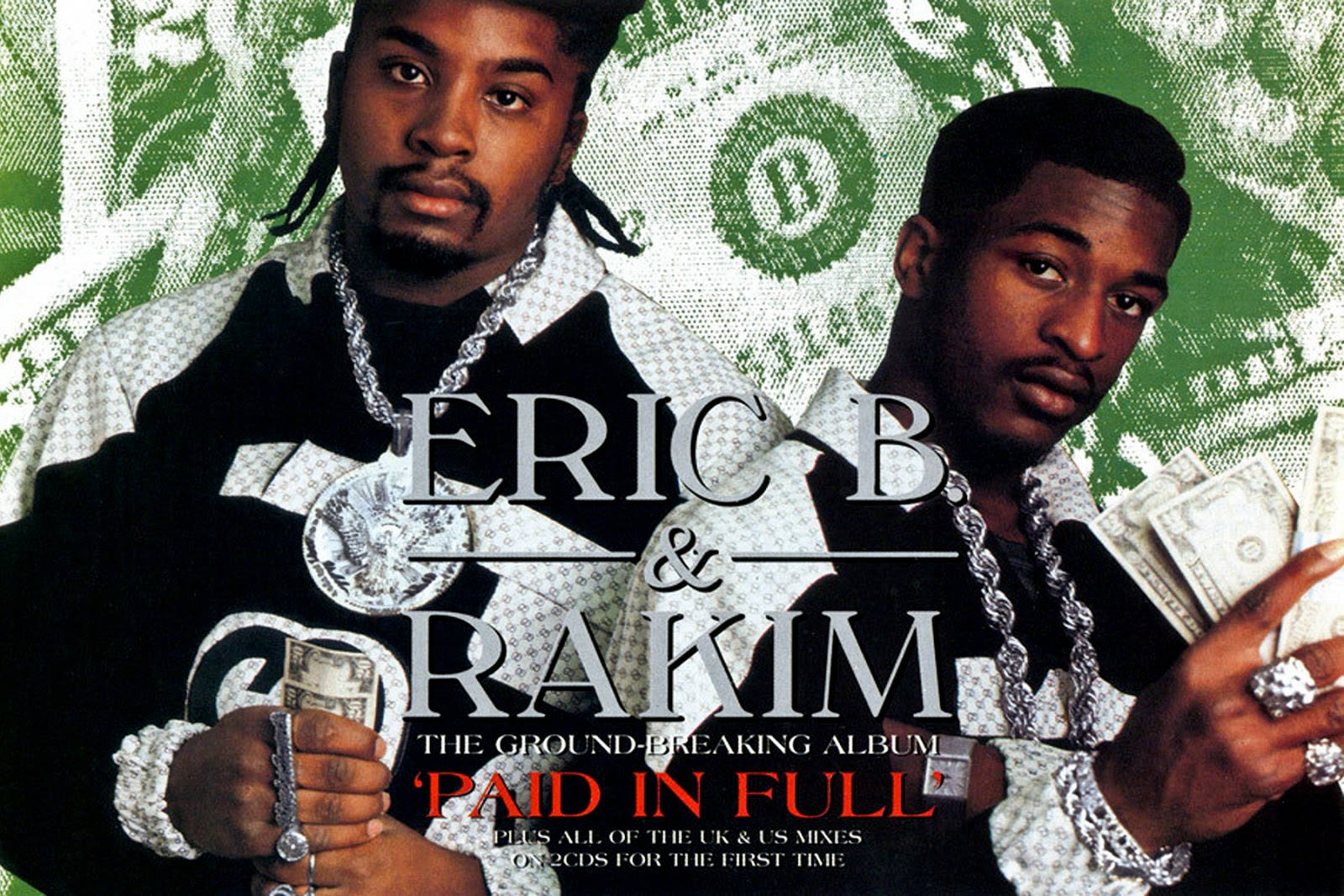 Eric B og Rakim Betalt helt 30th Anniversary Mix Wallpaper