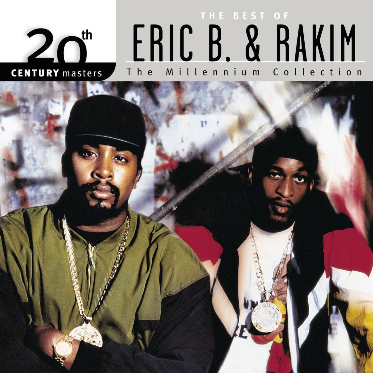 Dynamic Duo Eric B. and Rakim's Millenium Collection Album Cover Wallpaper