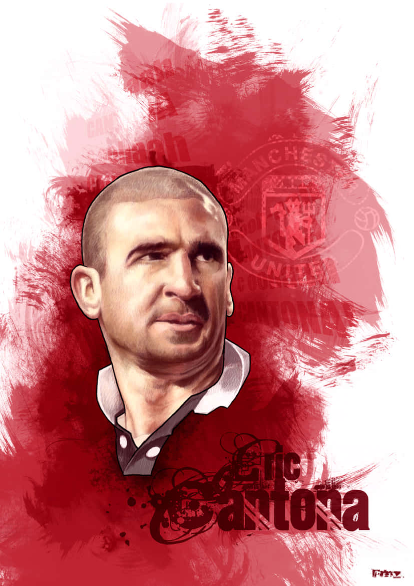 Eric Cantona Red Stain Wallpaper