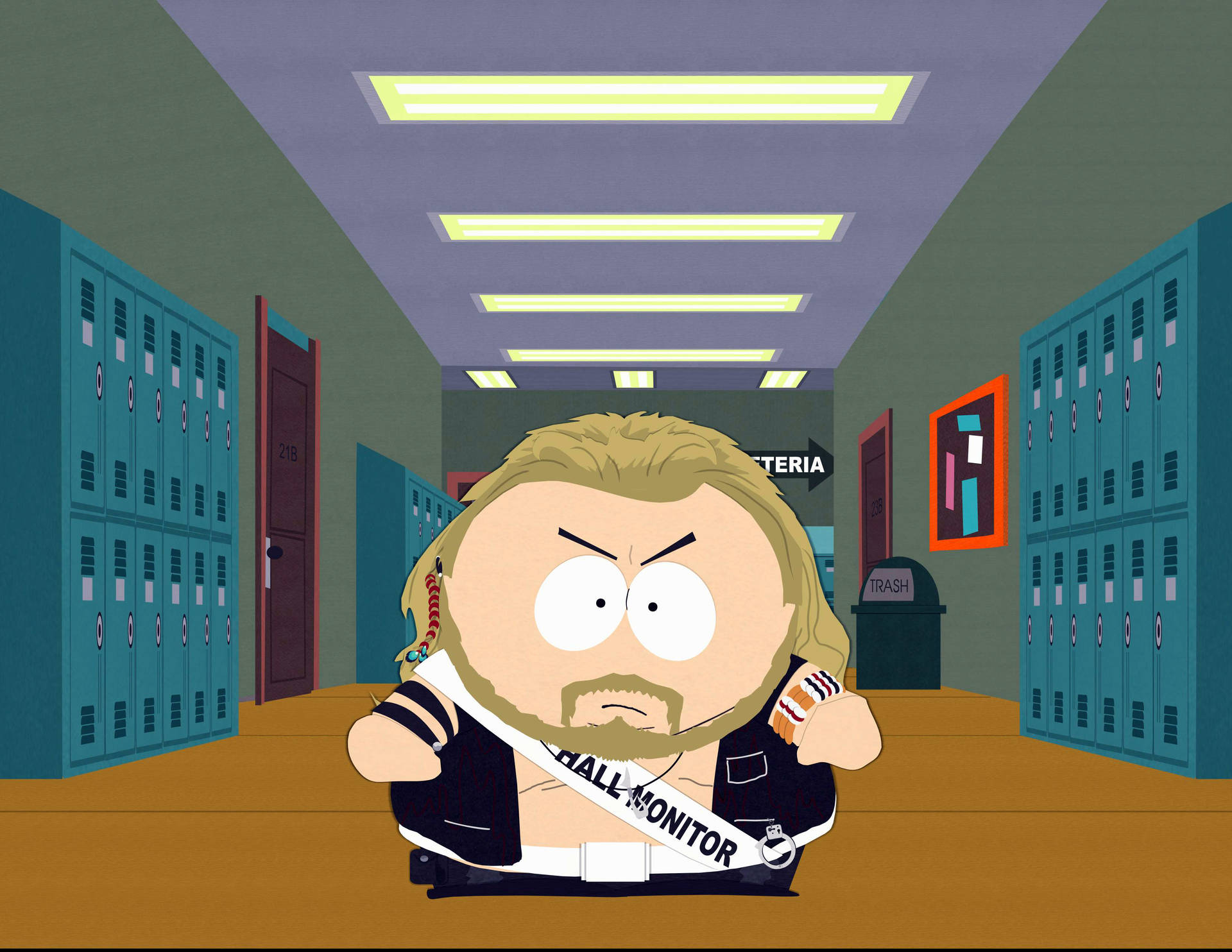 Eric Cartman As Dawg The Hallway Monitor Wallpaper