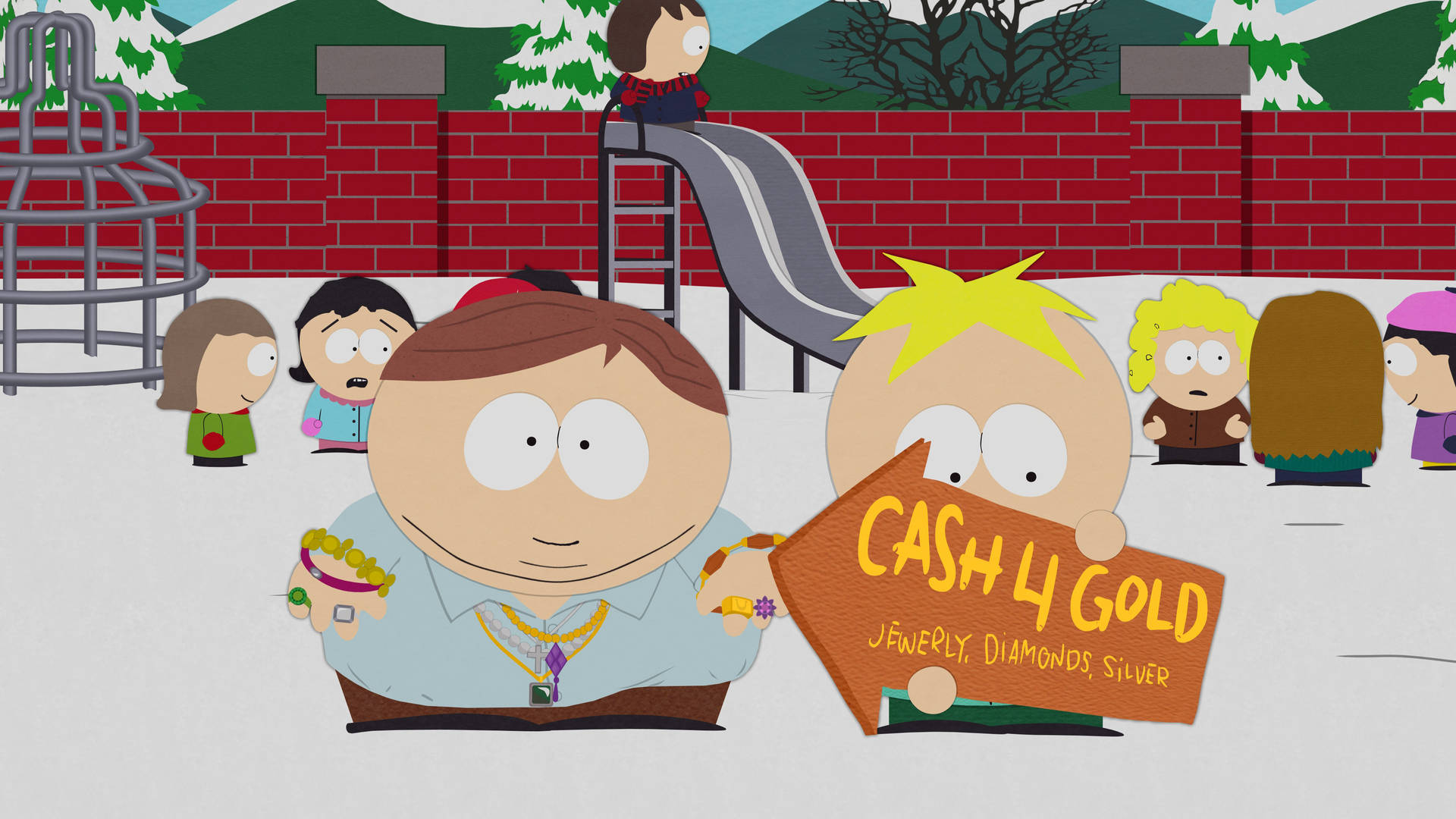 Eric Cartman Cash For Gold Episode Wallpaper