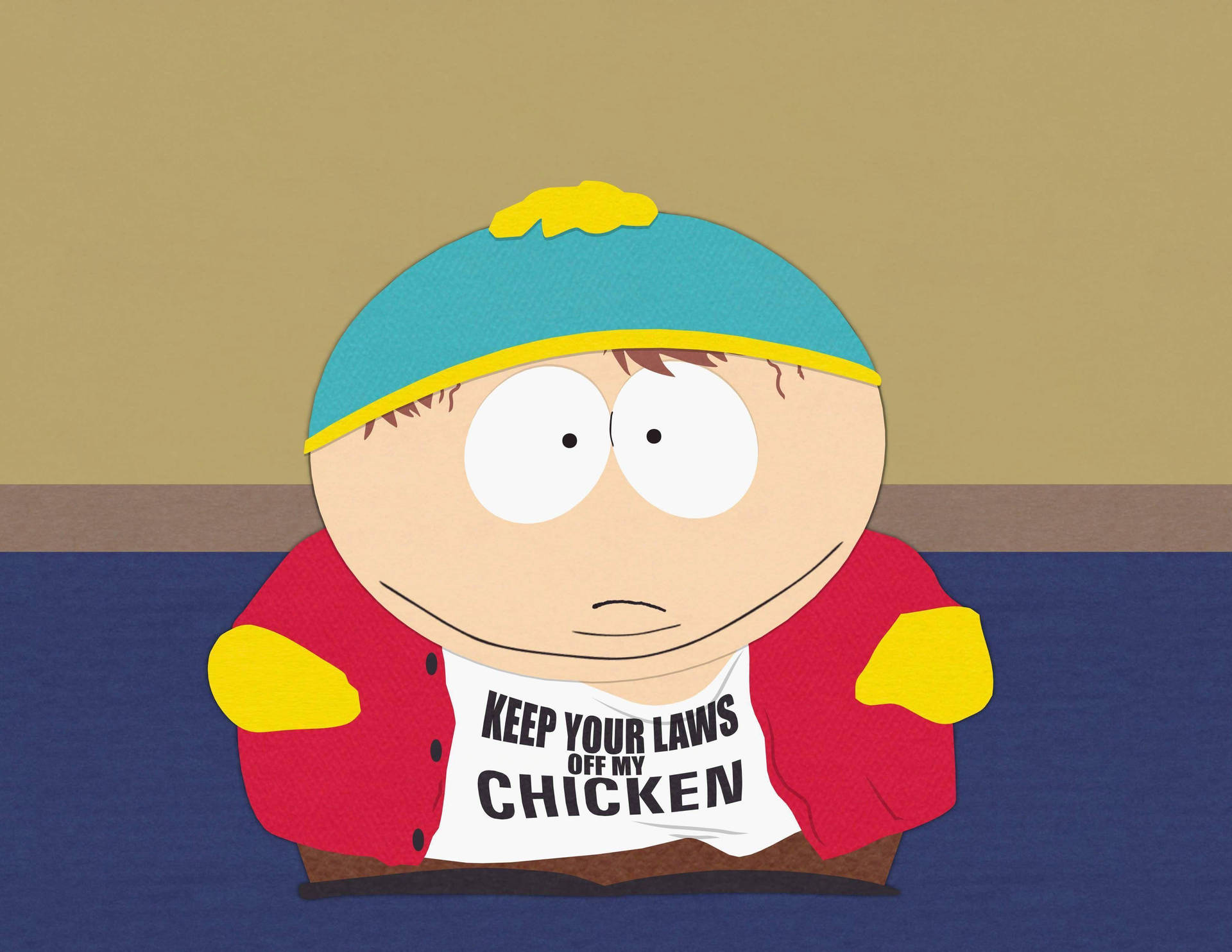 Eric Cartman Chicken Lover Wallpaper